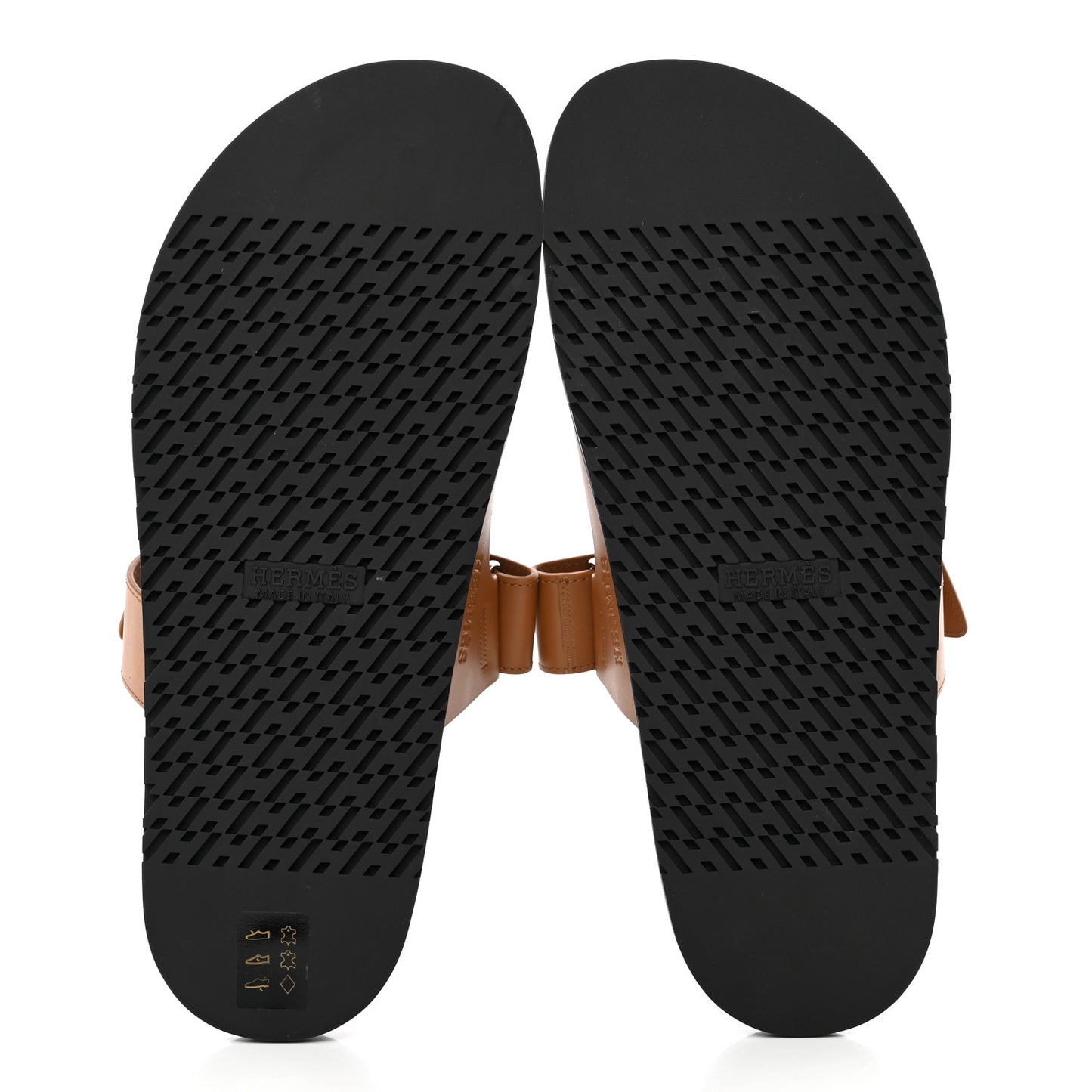 Calfskin Mens Chypre Sandals 44 Gold
