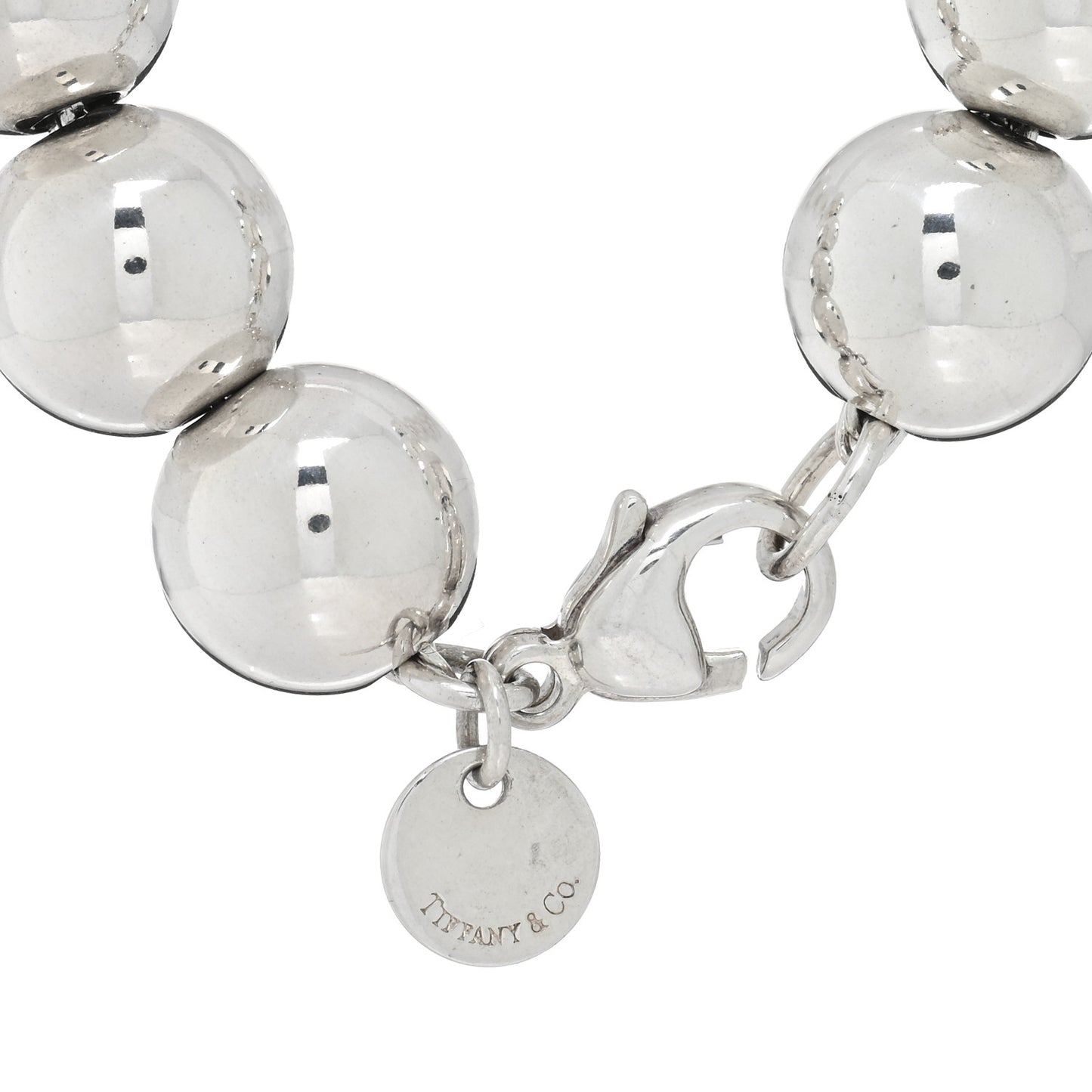 Sterling Silver 10mm Hardwear Ball Bracelet
