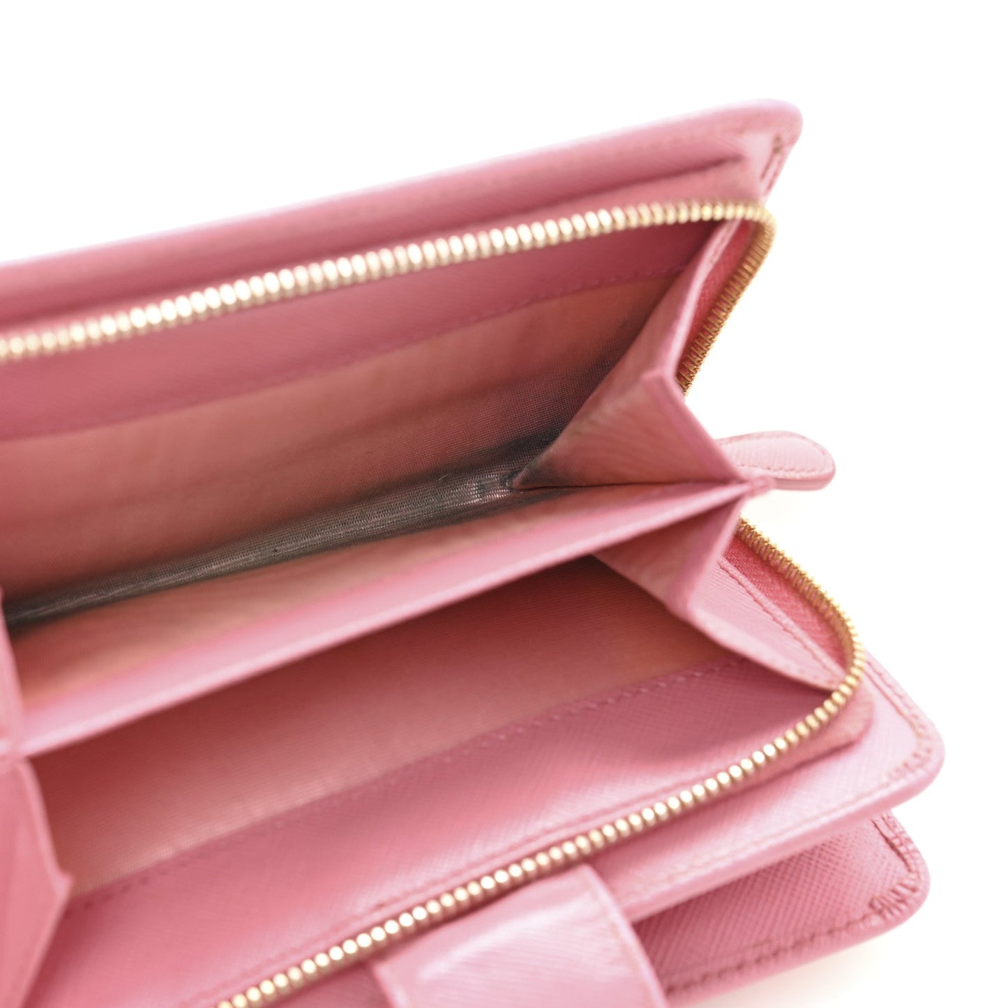 Saffiano Metal Compact Wallet Geranio