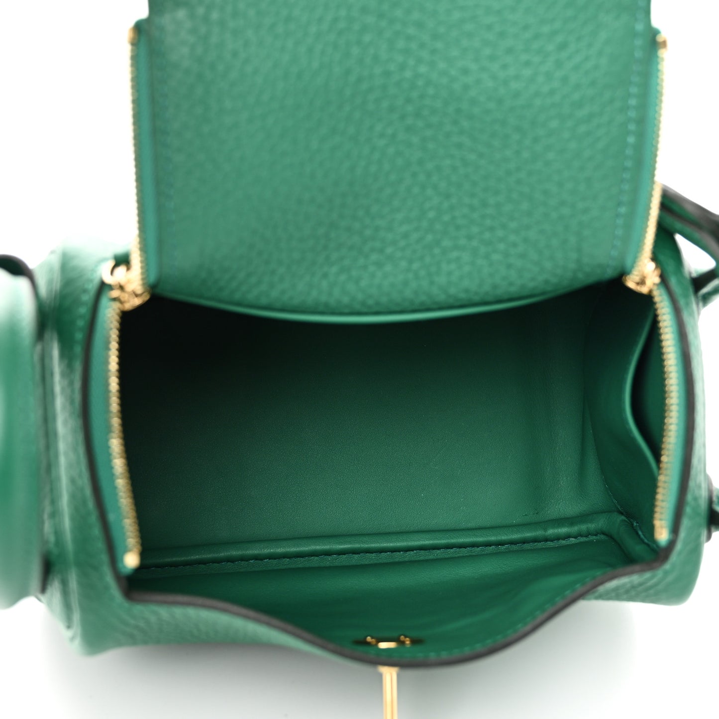 Taurillon Clemence Mini Lindy 20 Vert Vertigo