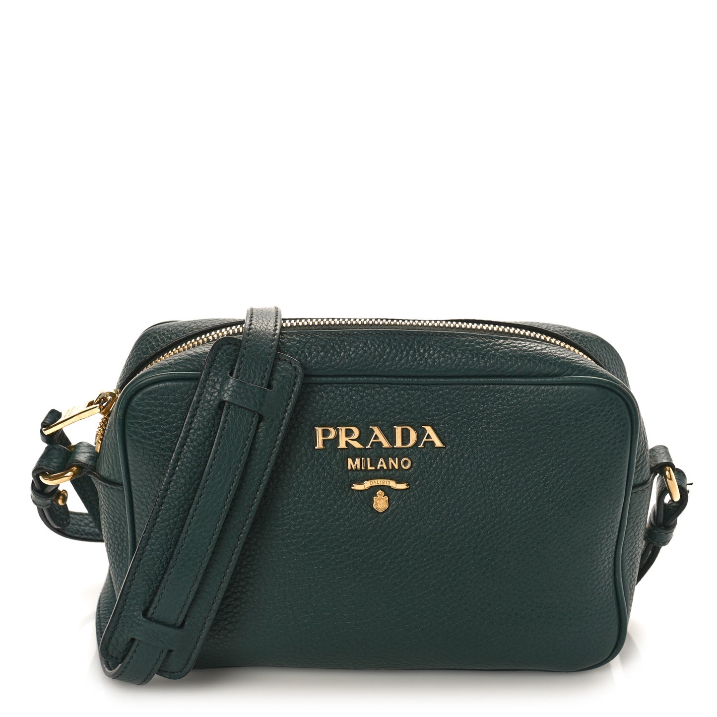 Vitello Phenix Camera Bag Smeraldo