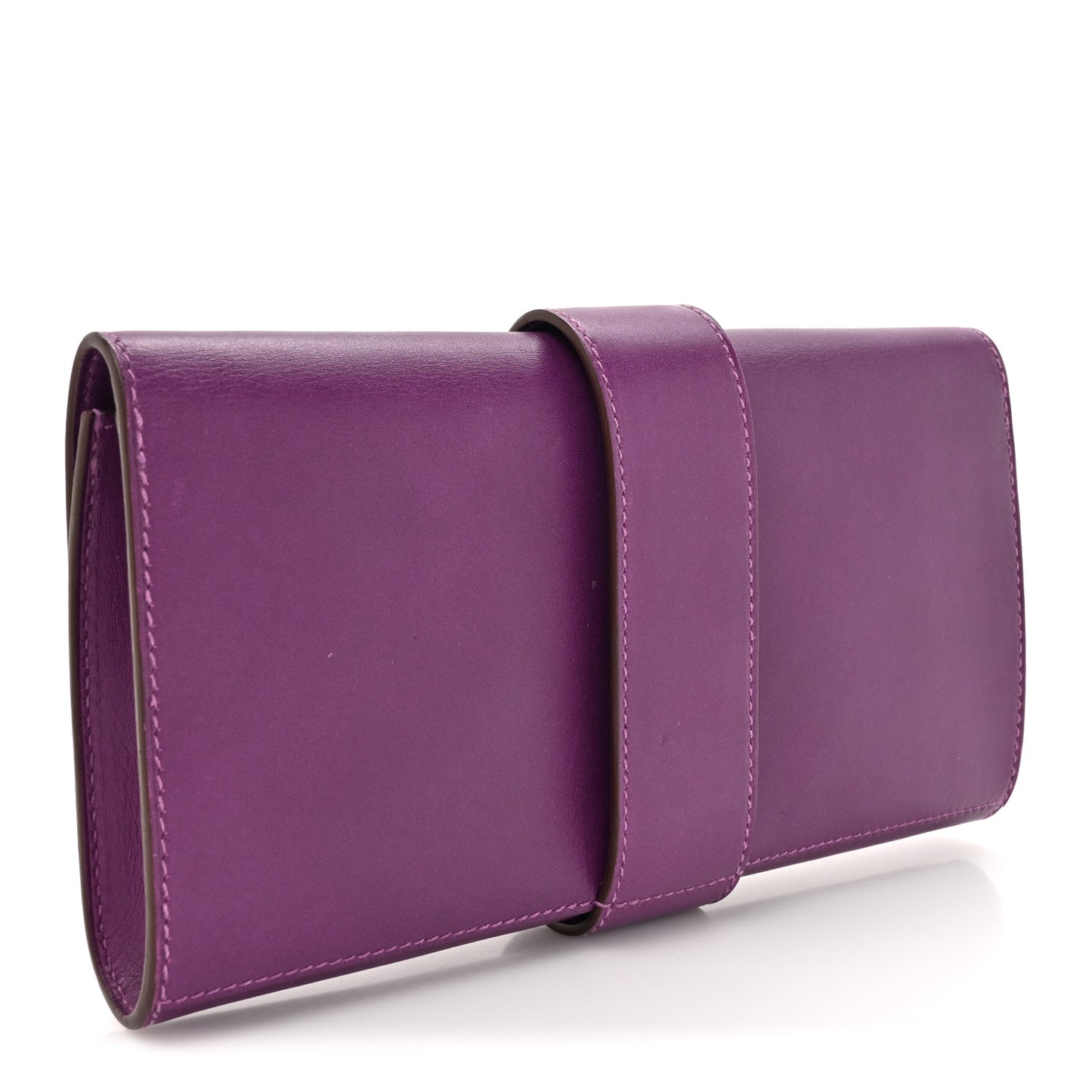 Tadelakt Medor 23 Clutch Violet