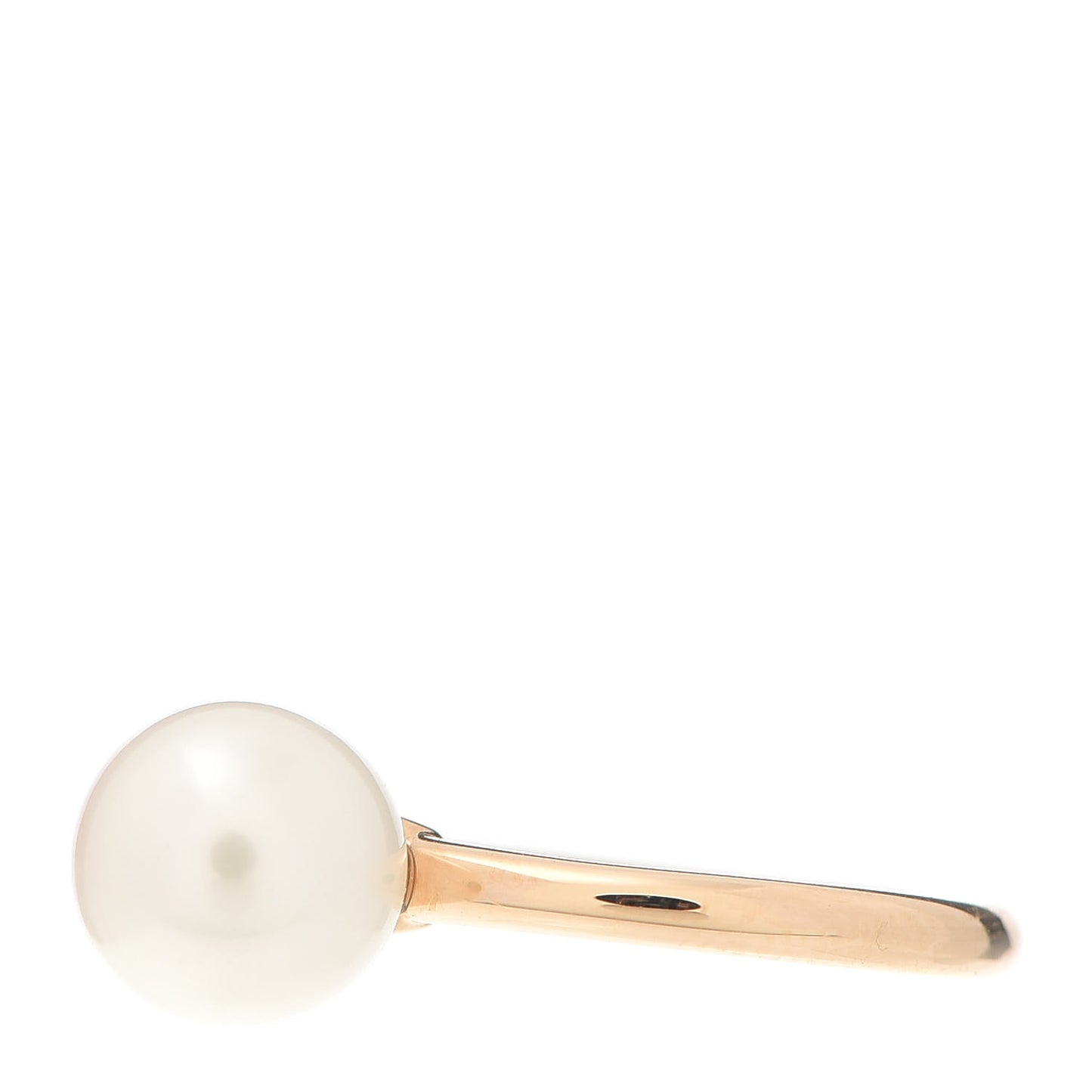 18K Rose Gold Pearl 8mm HardWear Ball Ring 48 4.5