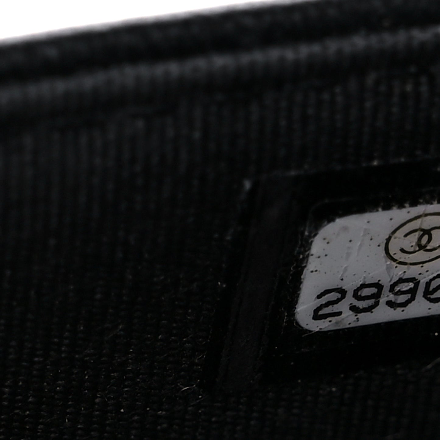 Lambskin Quilted Trendy CC Wallet On Chain WOC Black