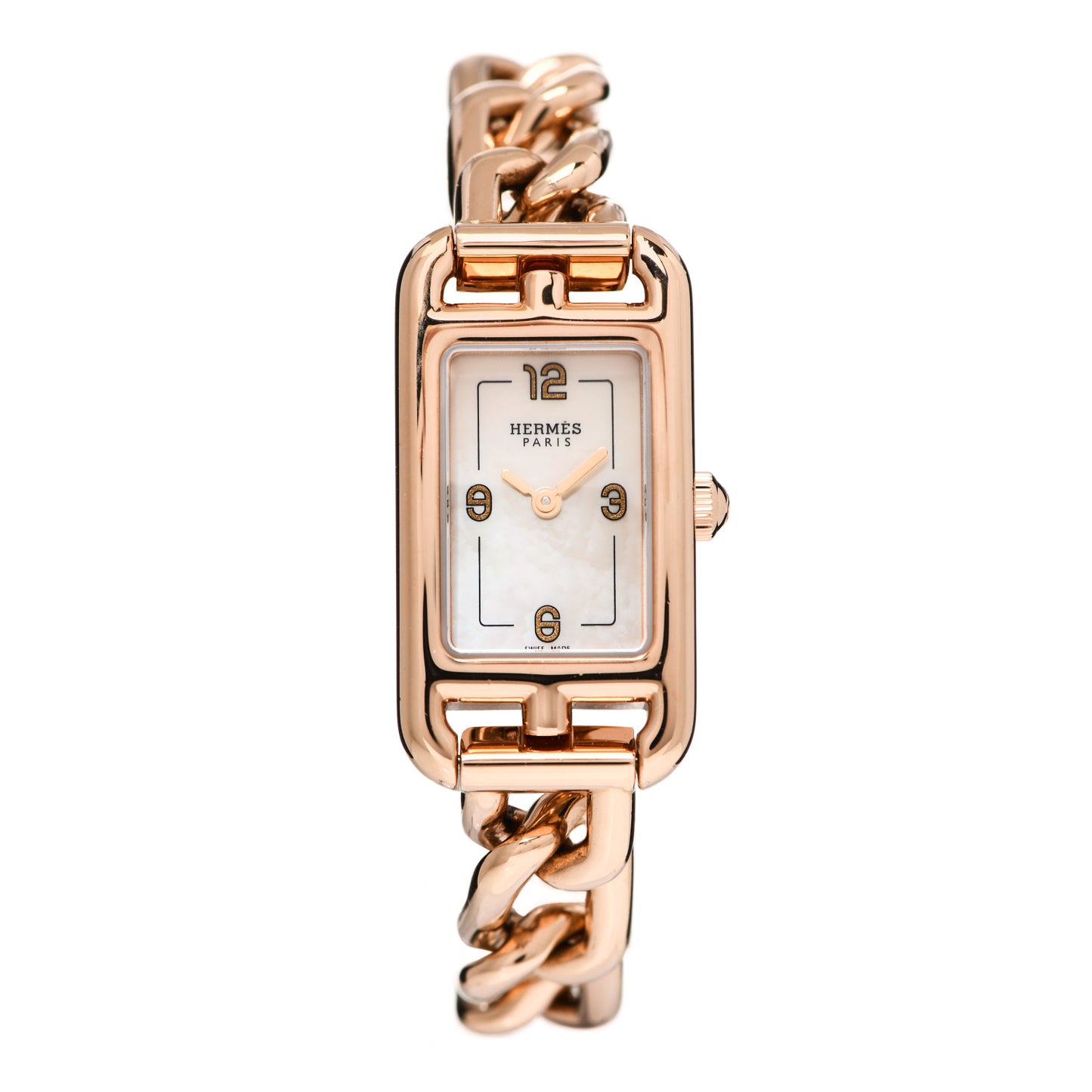 18K Rose Gold Mother of Pearl 17mm Nantucket Quartz Watch
