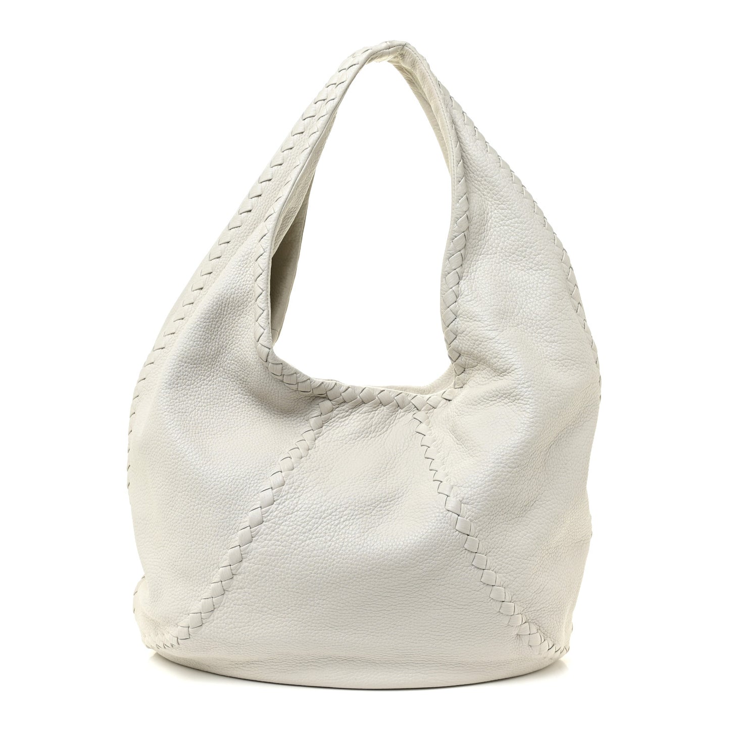 Cervo Deerskin Large Hobo White