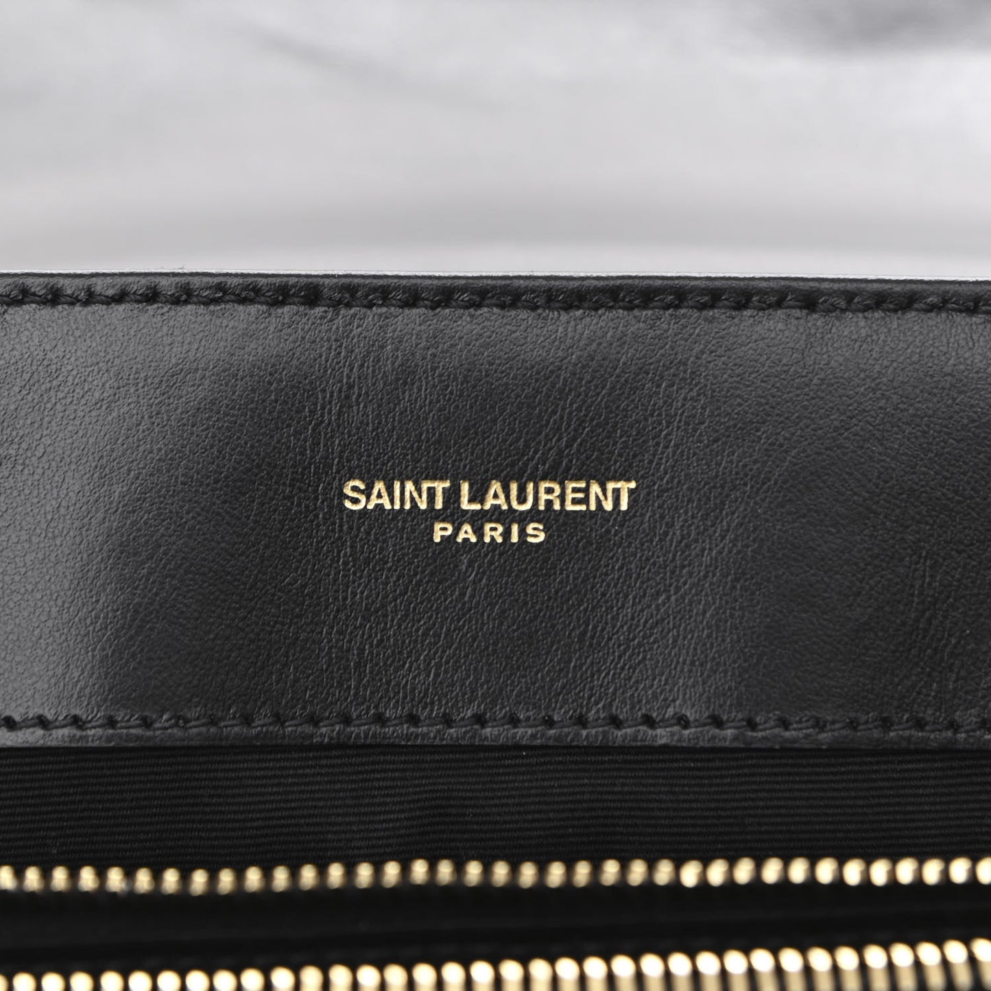 Calfskin Y Quilted Monogram Large Loulou Chain Satchel Black