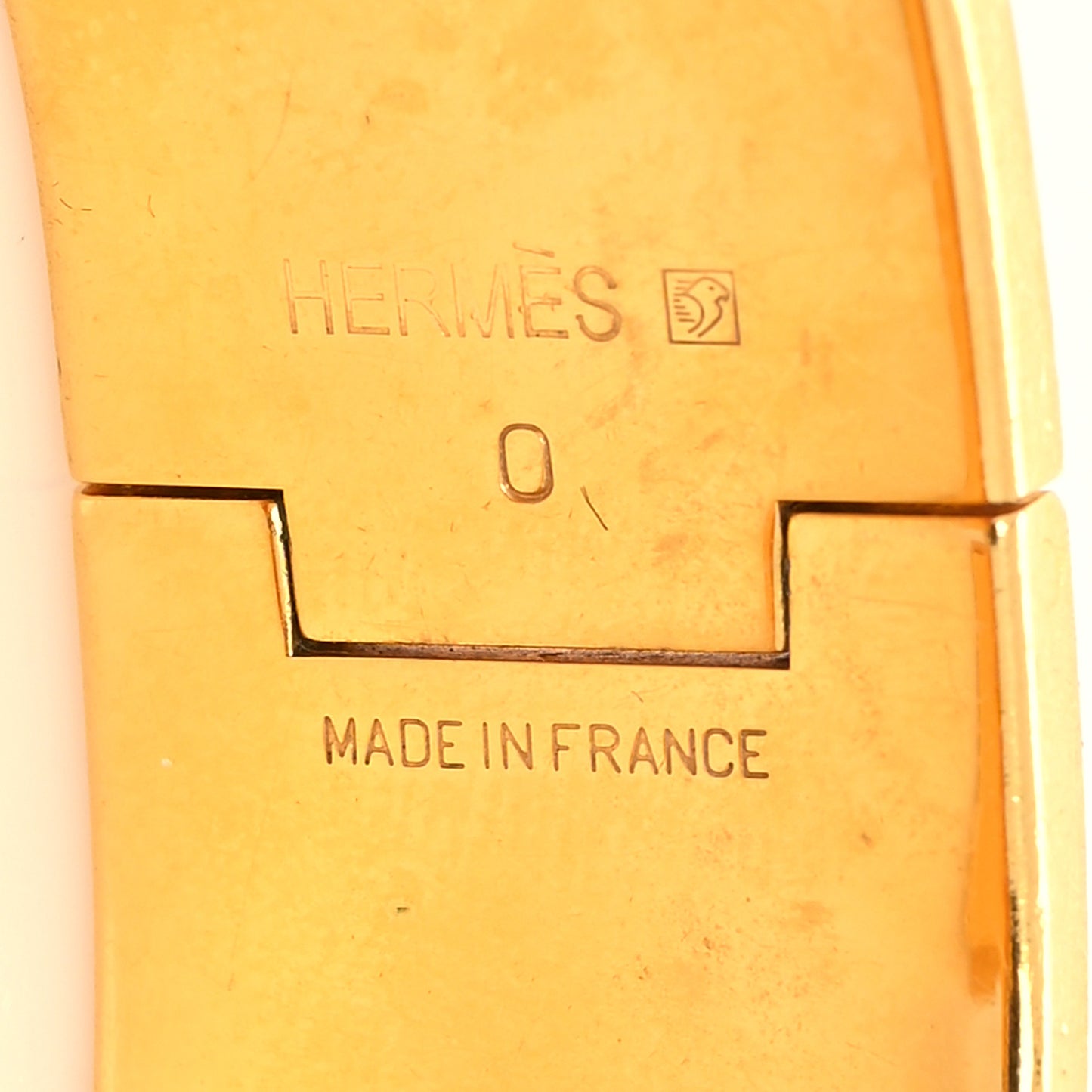 Enamel Wide Clic Clac H Bracelet PM White