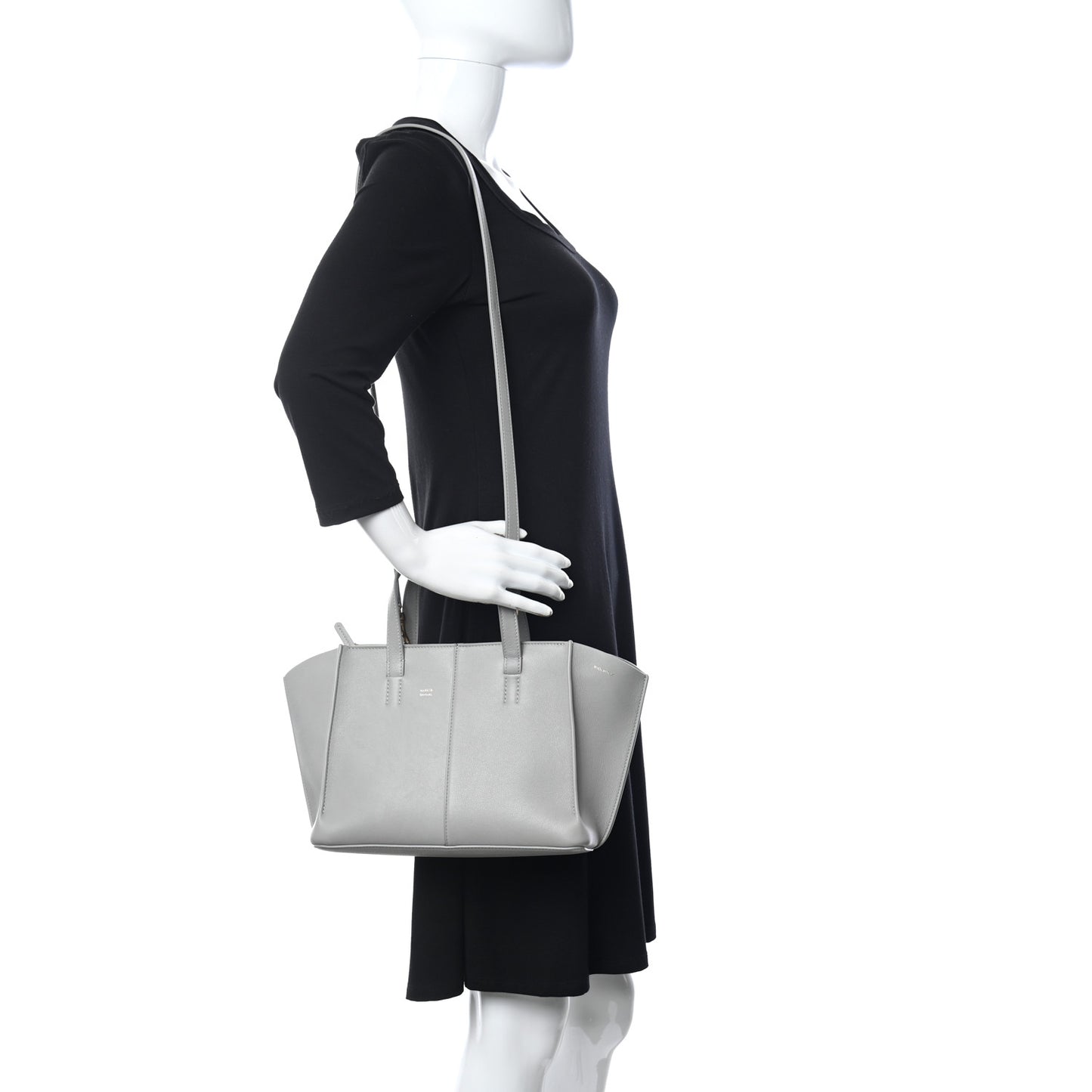 Calfskin Mini Zip Multitude Tote Stone