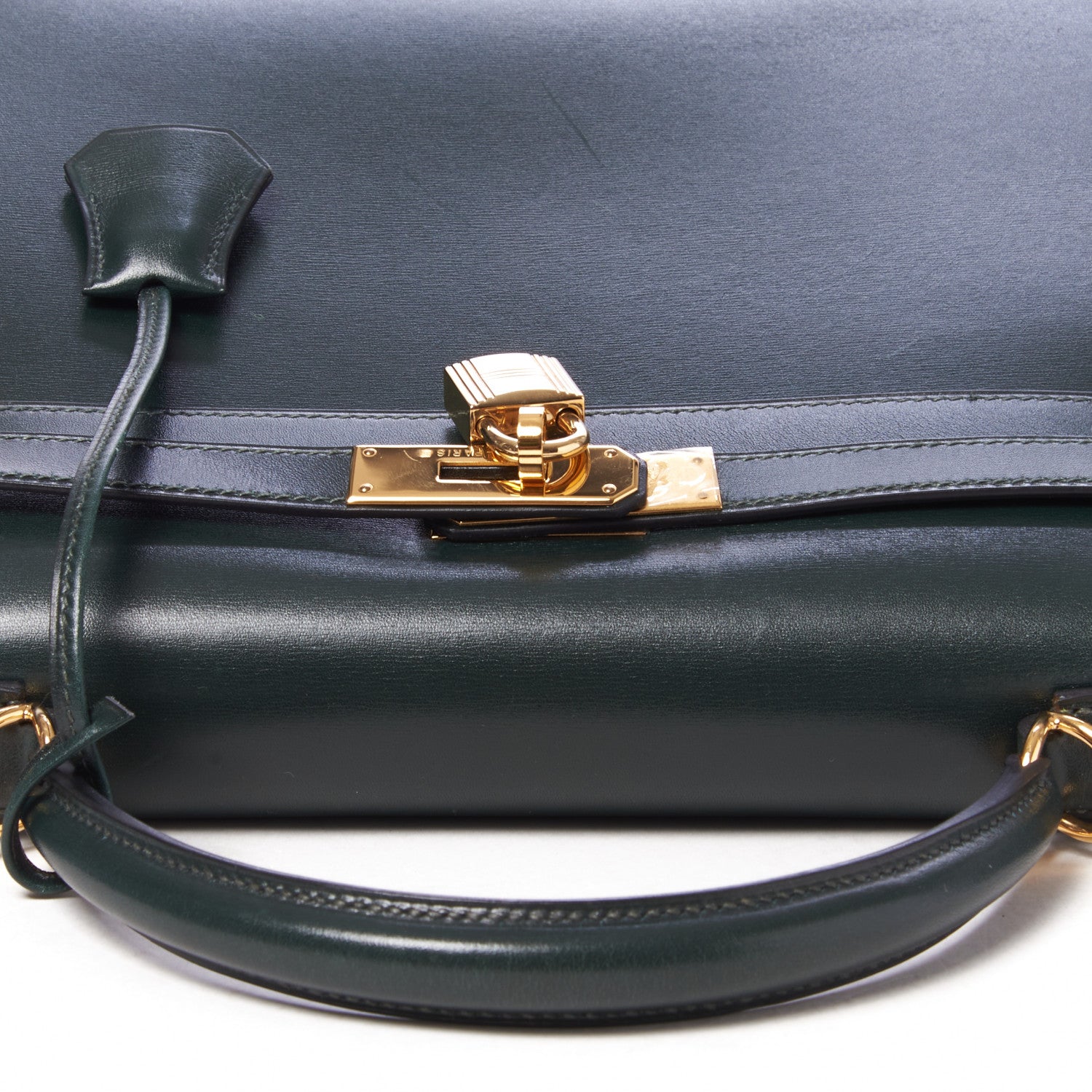 Hermes Box Kelly Sellier 32 Vert Fonce 7 of 31