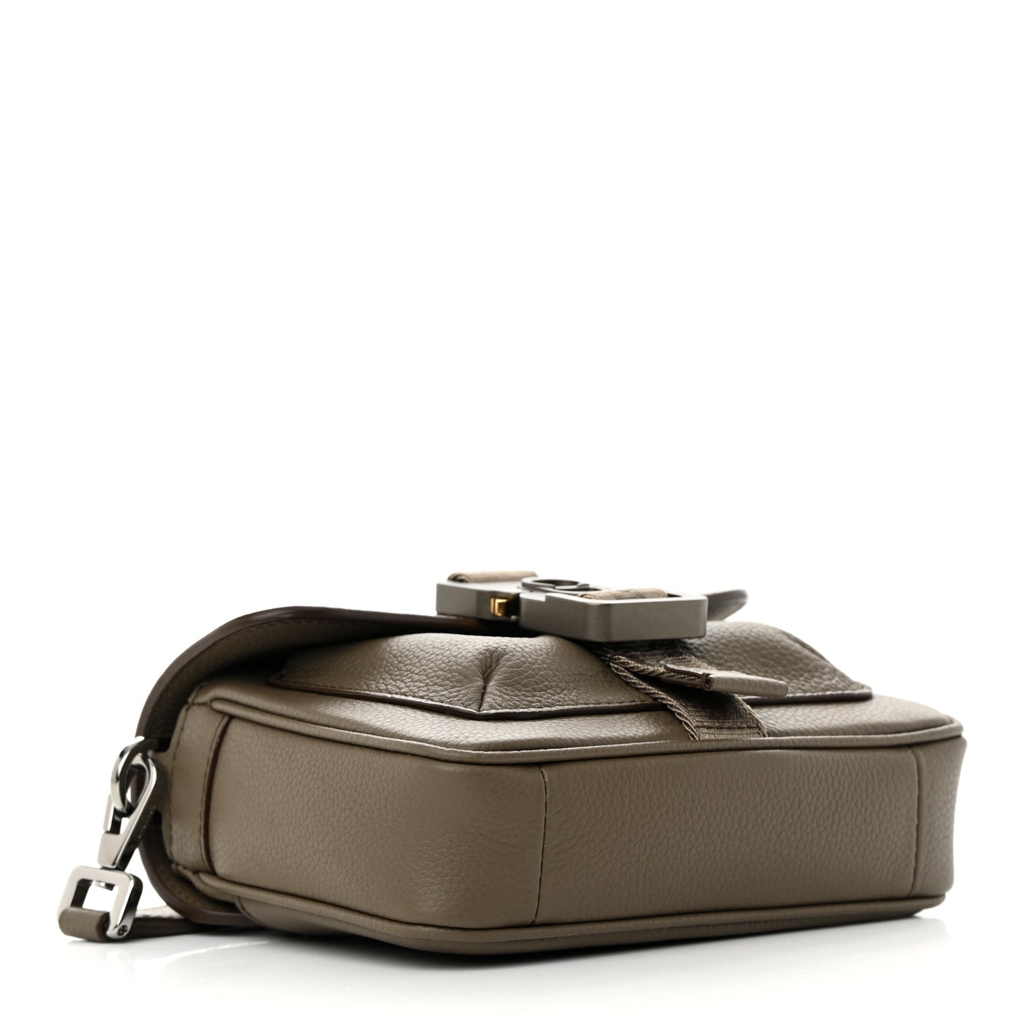 Grained Calfskin Mini Hit The Road Bag Brown