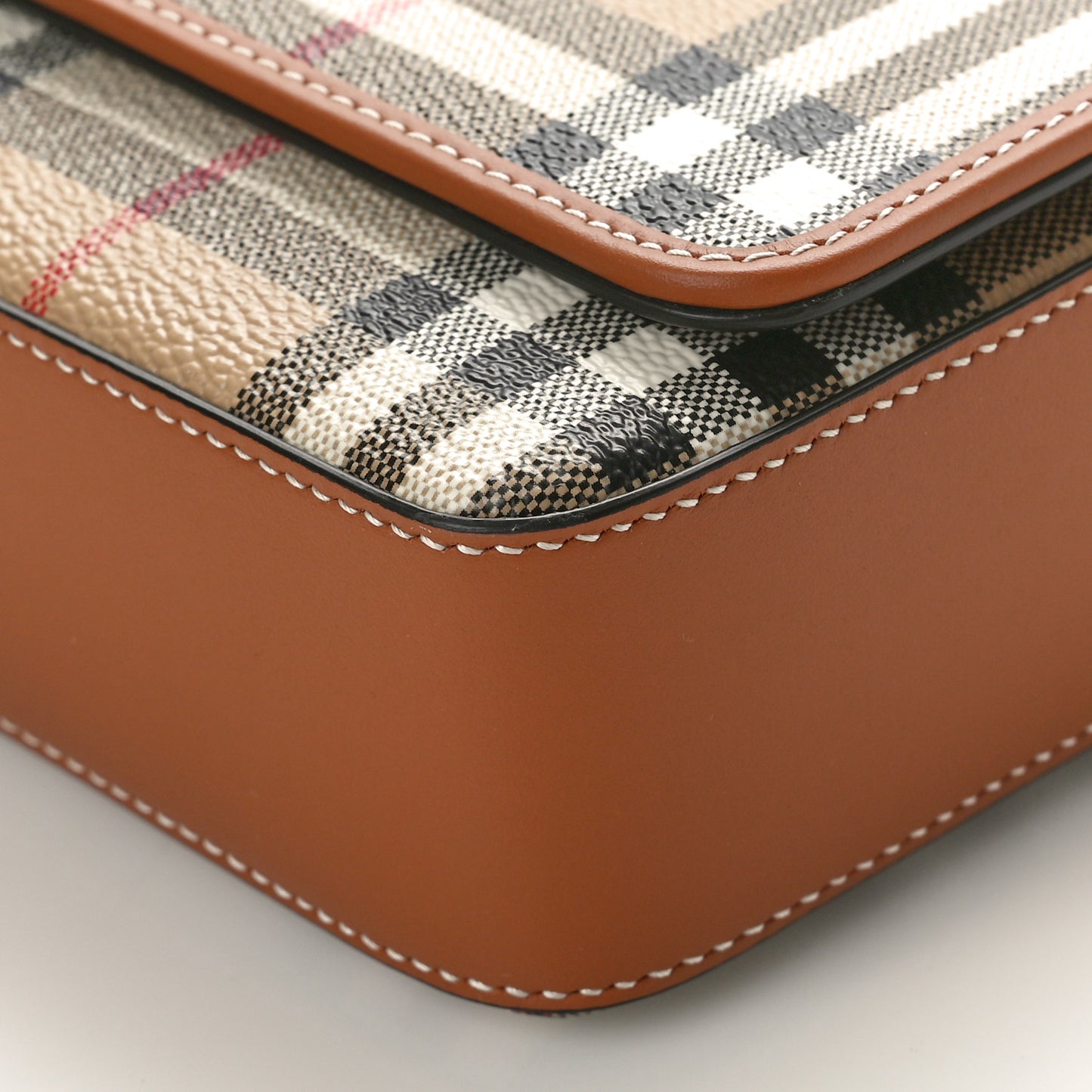 E-Canvas Vintage Check Hampshire Crossbody Archive Beige