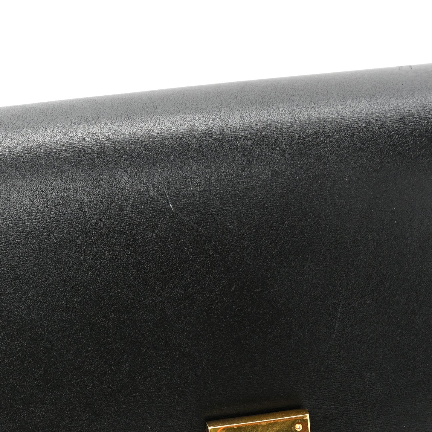 Box Calfskin Medium Classic Box Flap Bag Black