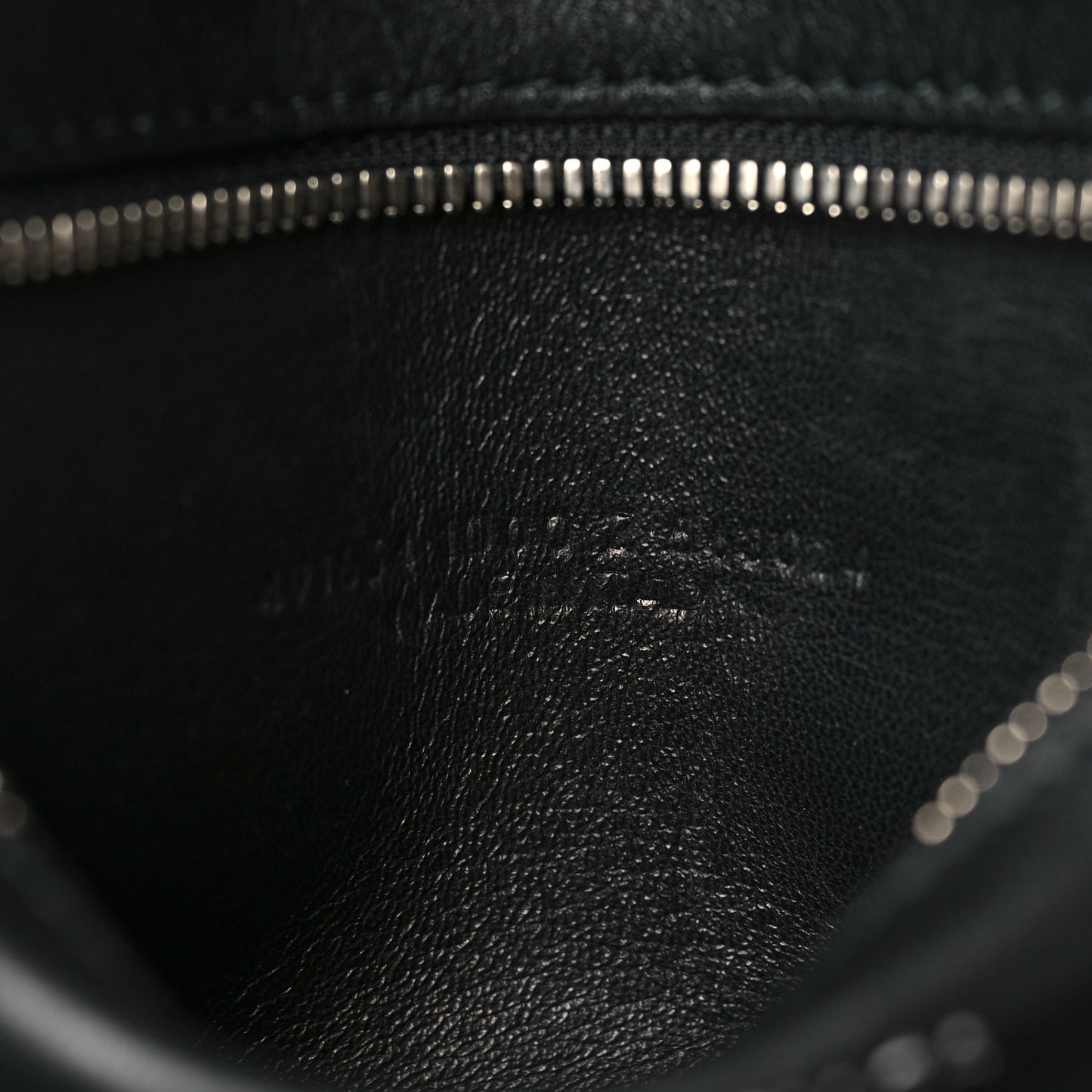 Calfskin Large Laundry Cabas Tote Black