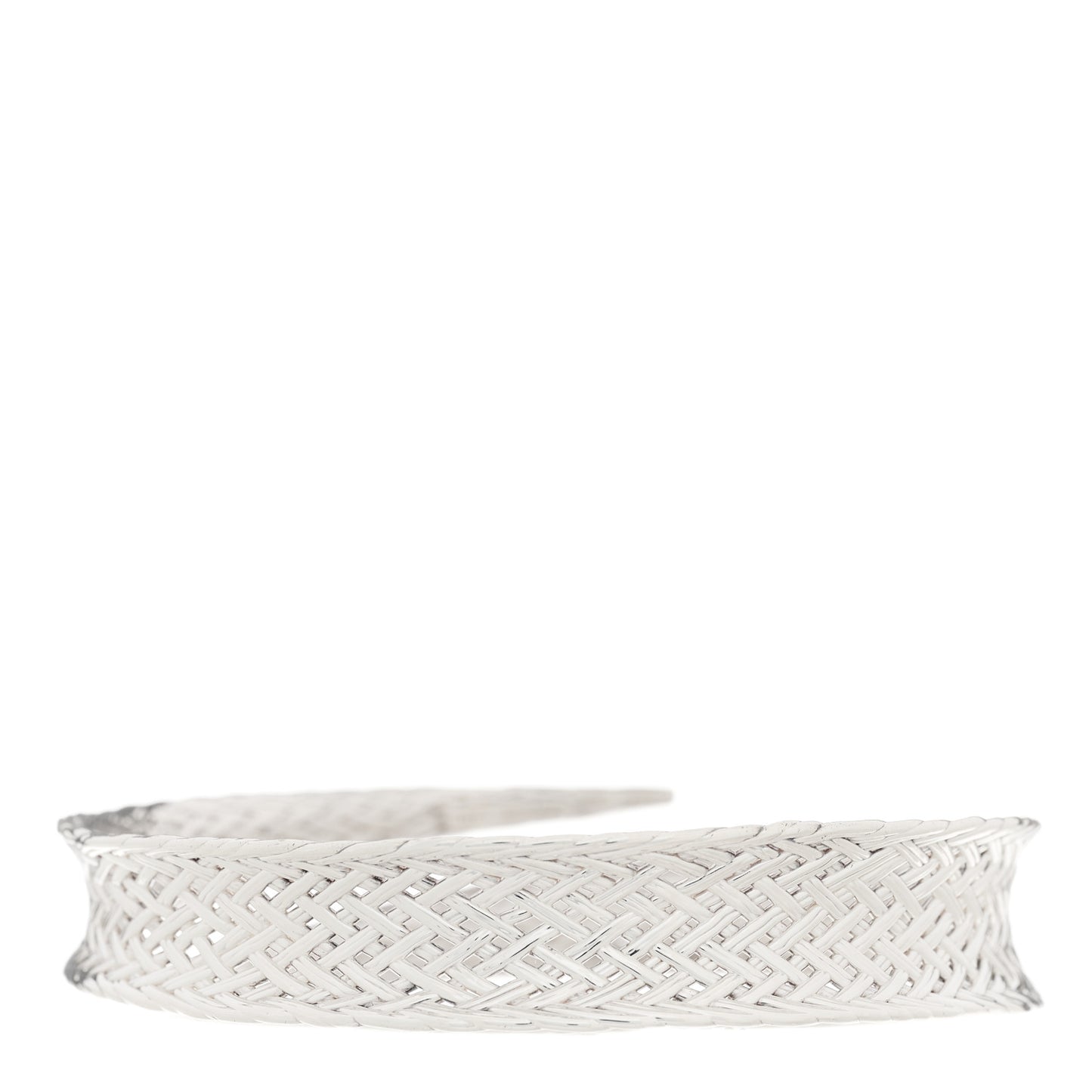 Sterling Silver Weave Bangle Bracelet