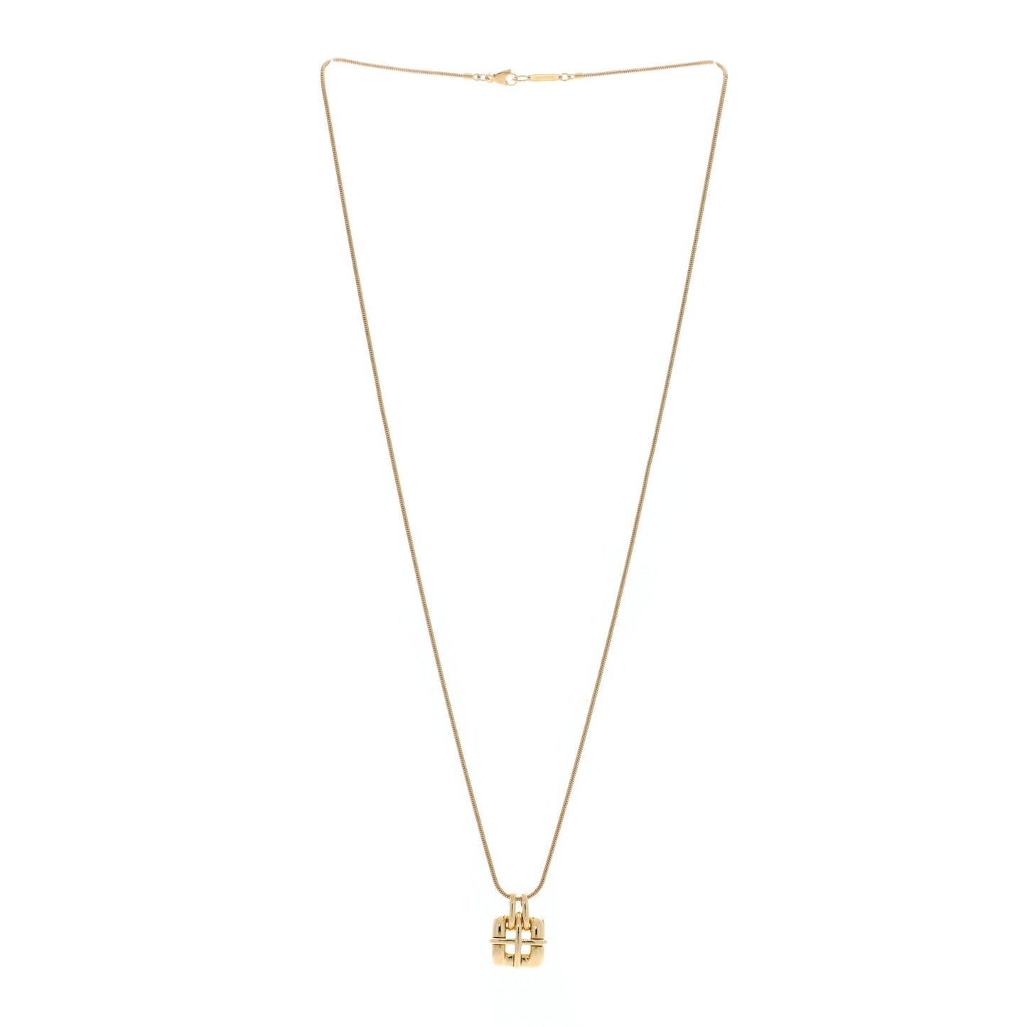 18K Yellow Gold Biscayne Pendant Necklace
