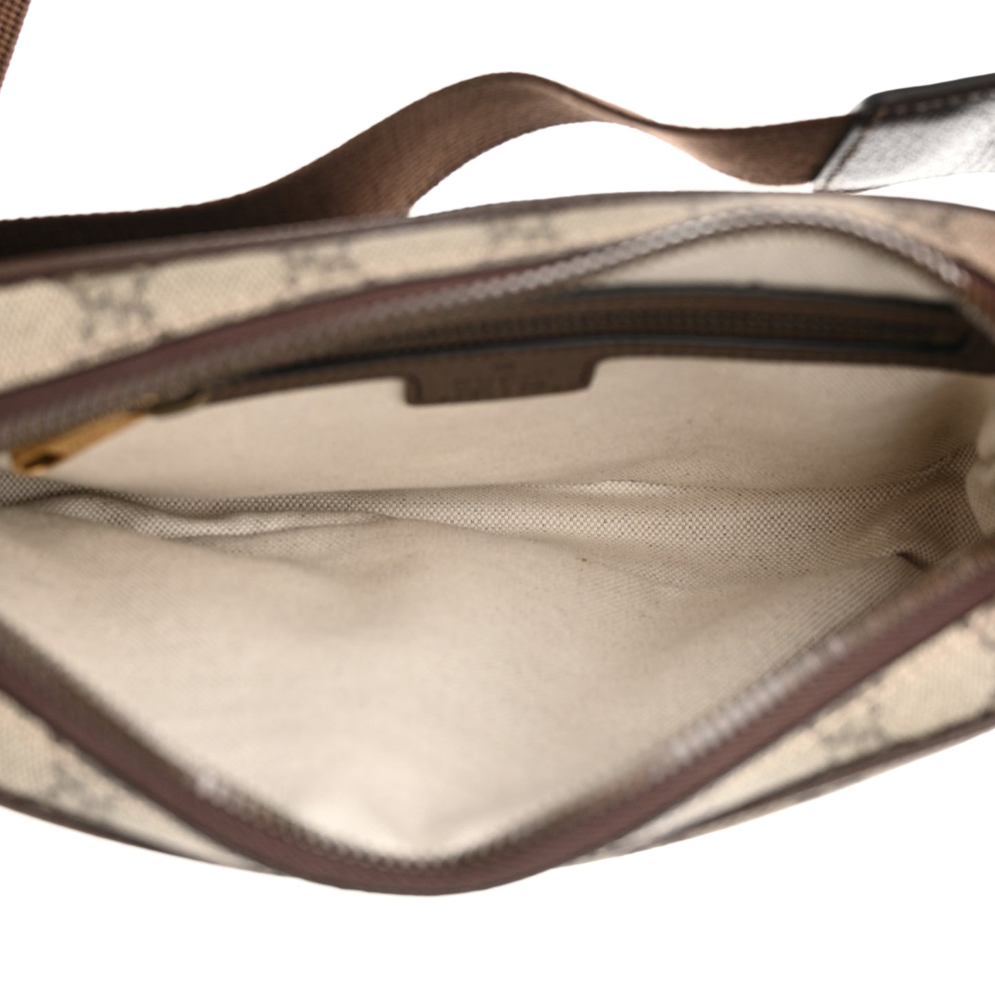 Soft GG Supreme Monogram Medium Ophidia Belt Bag Dark Brown
