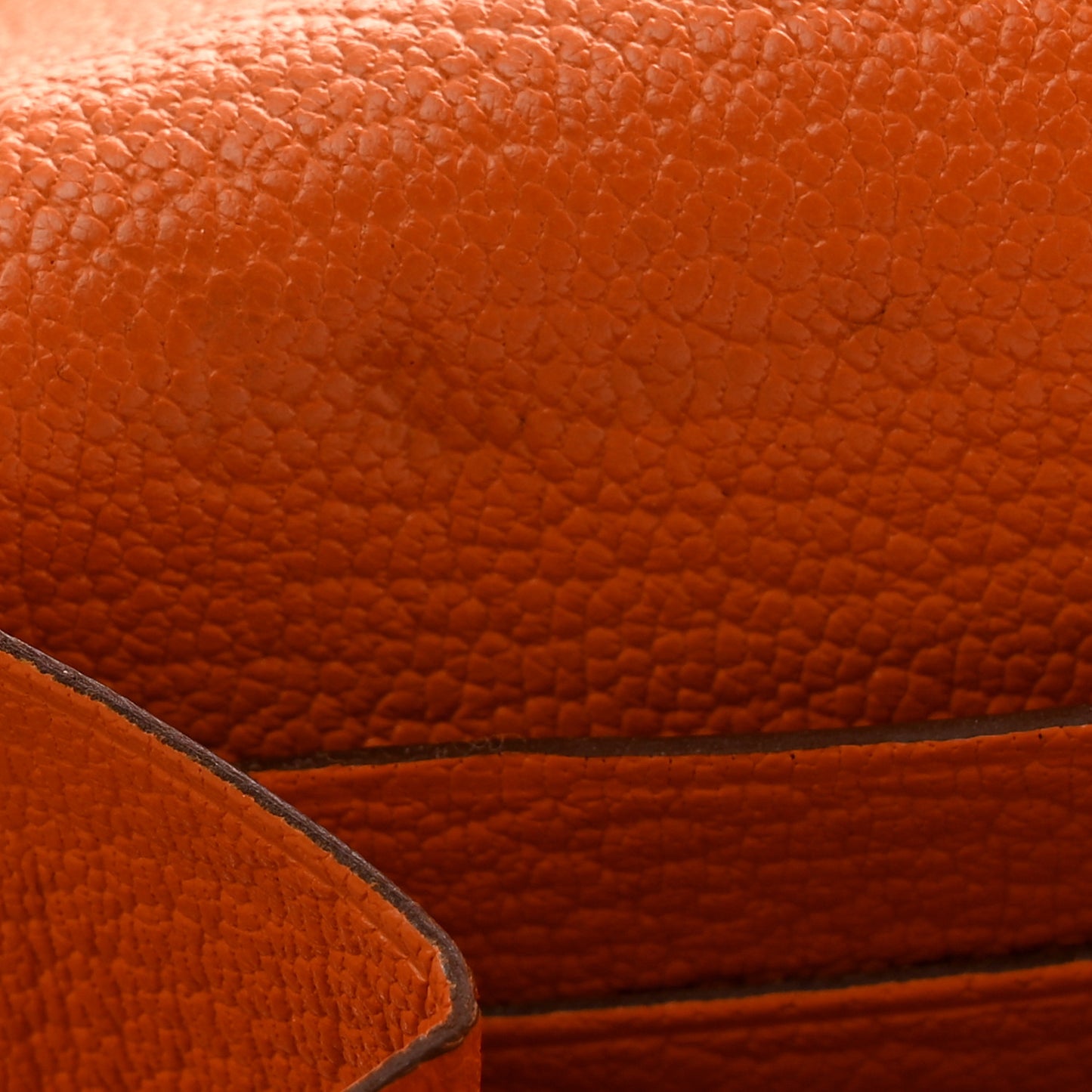 Chevre Mysore Kelly Longue Wallet Orange