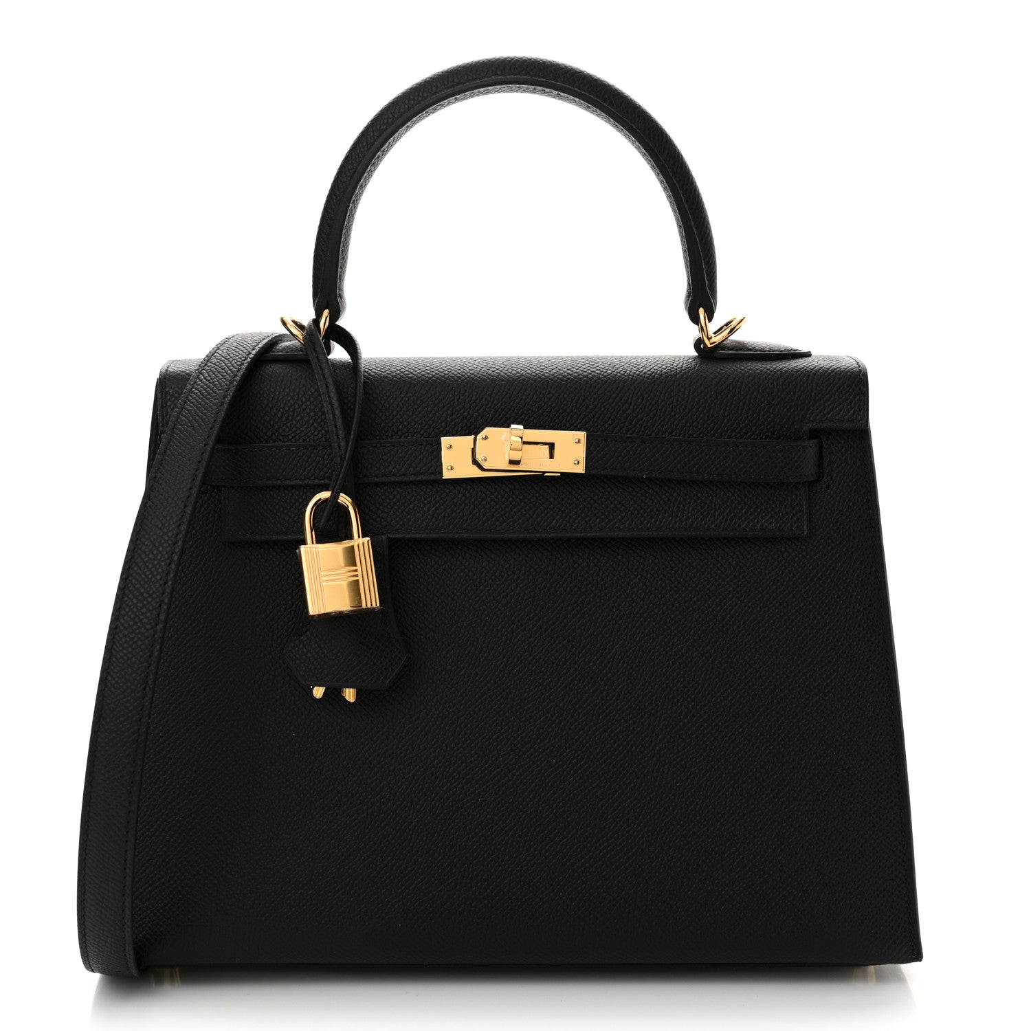 Hermes Epsom Kelly Sellier 25 Black 1 of 11