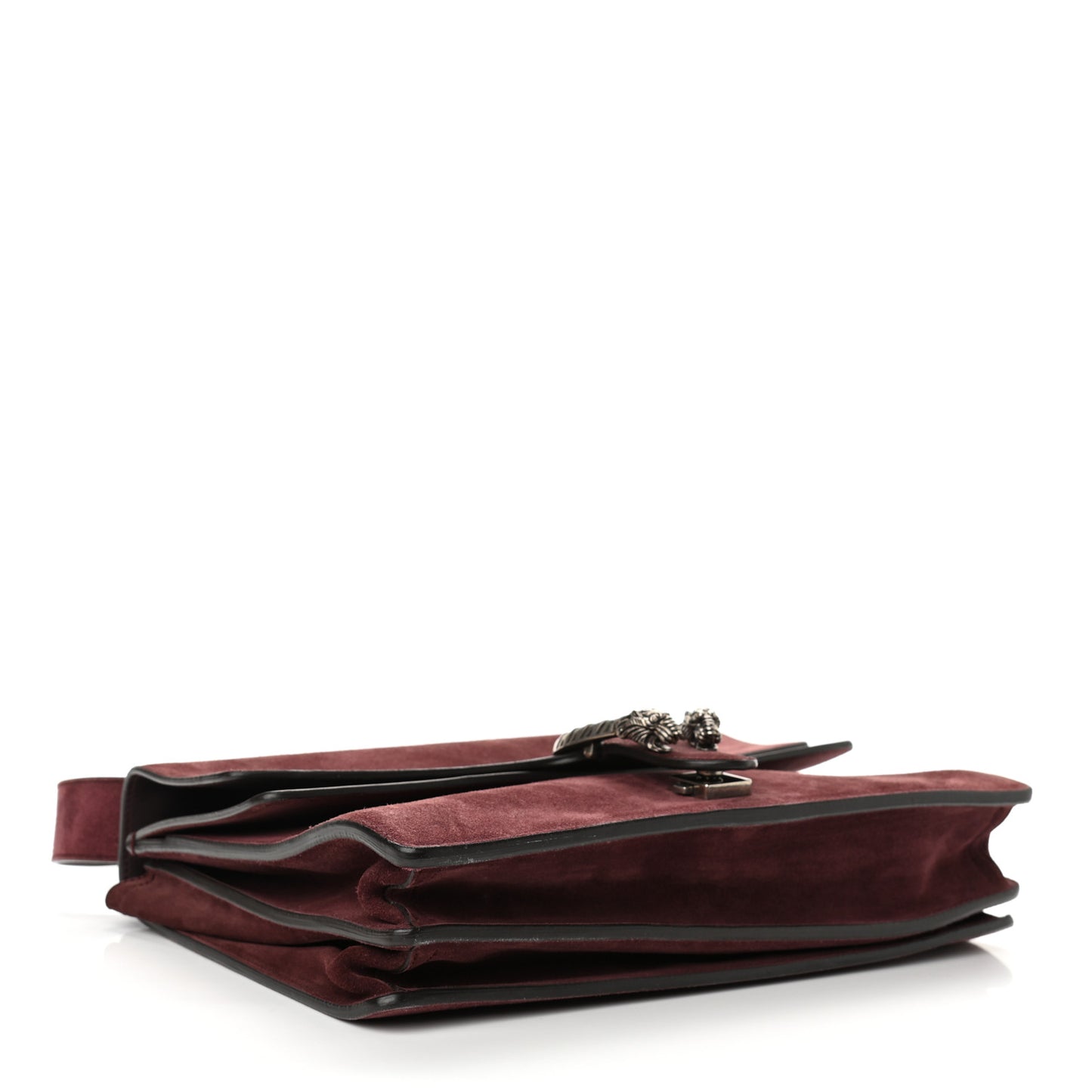Suede Medium Dionysus Messenger Bag Bordeaux