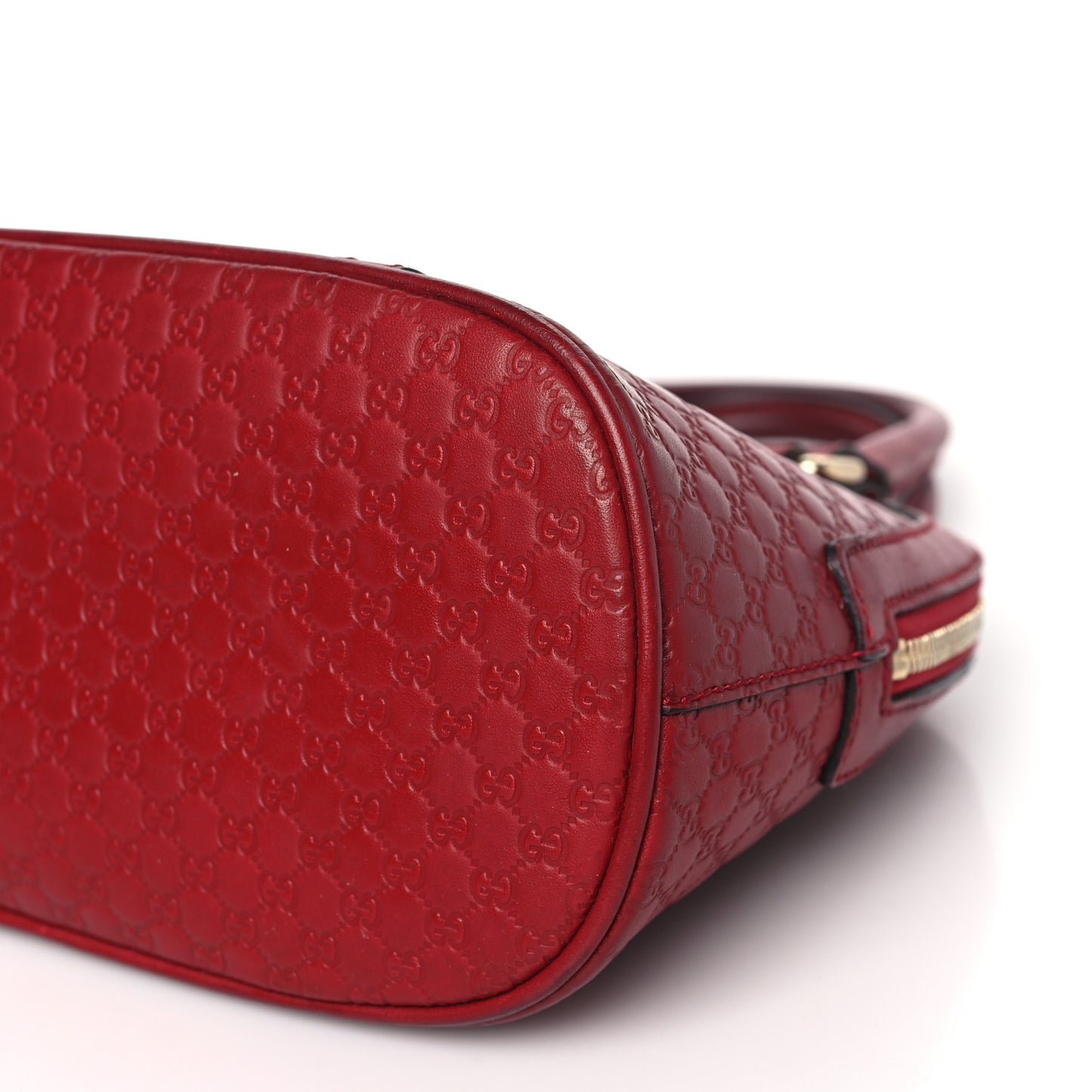 Soft Microguccissima Mini Dome Bag Rosso