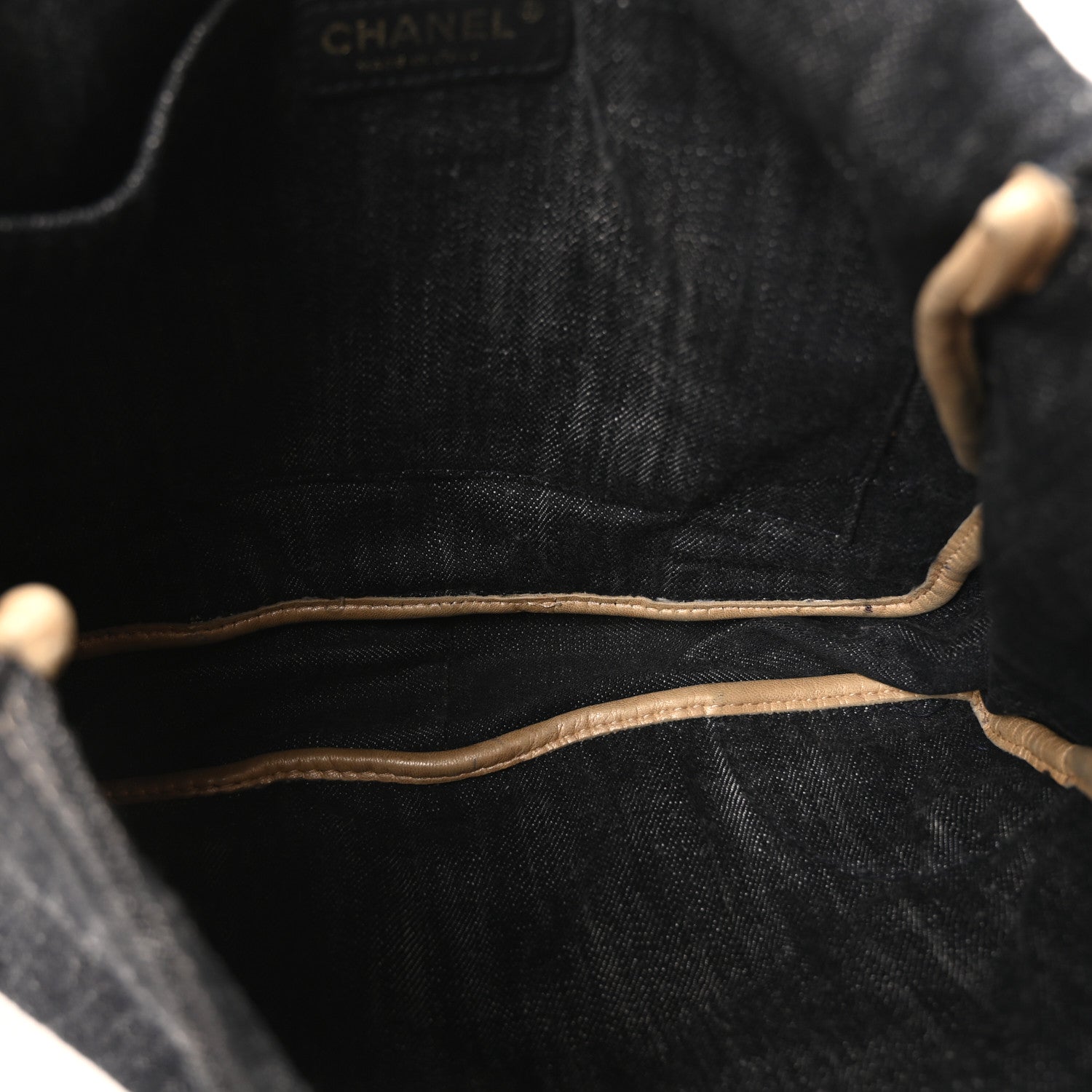 Chanel Denim CC Messenger Bag Blue 5 of 10