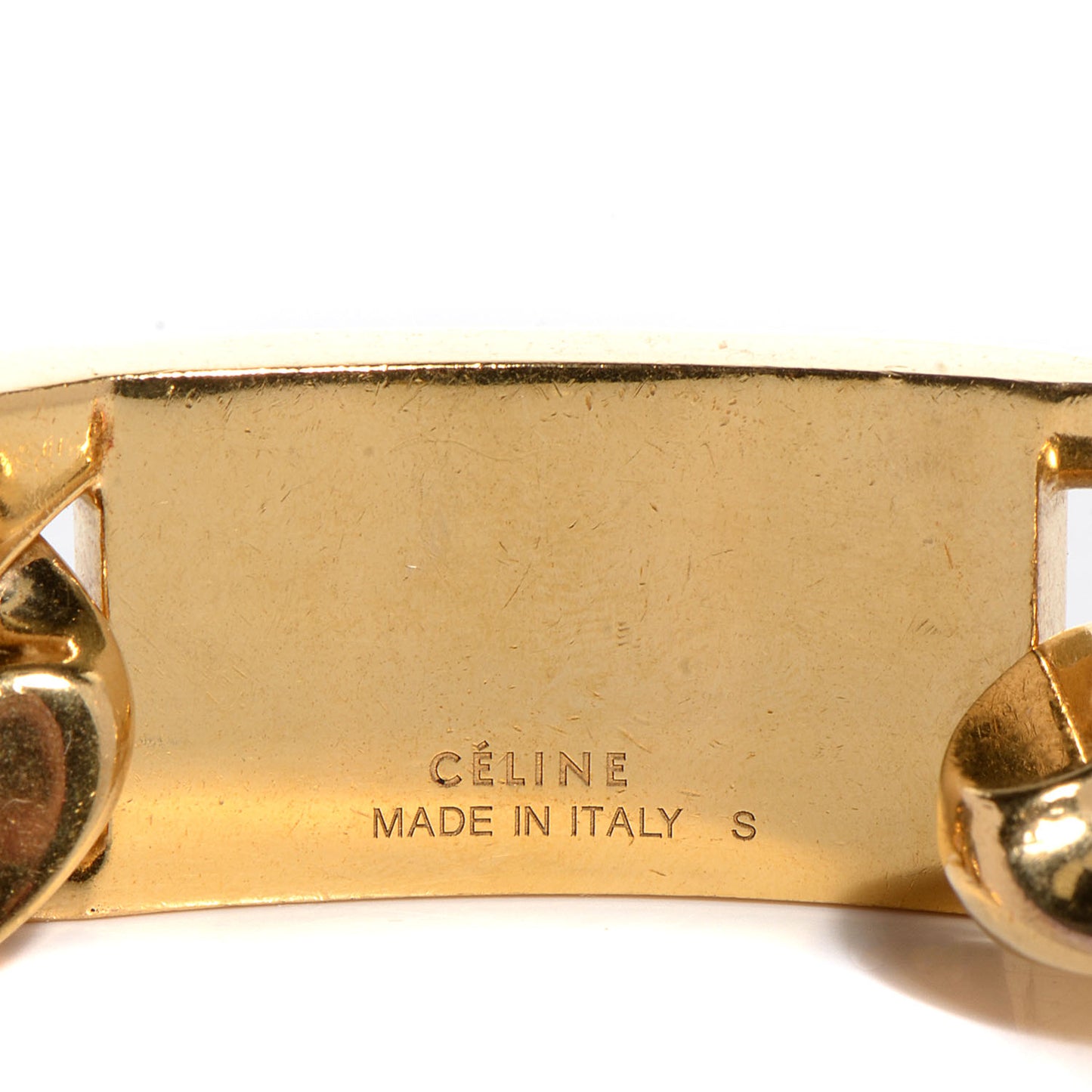 Brass ID Bracelet Small Gold