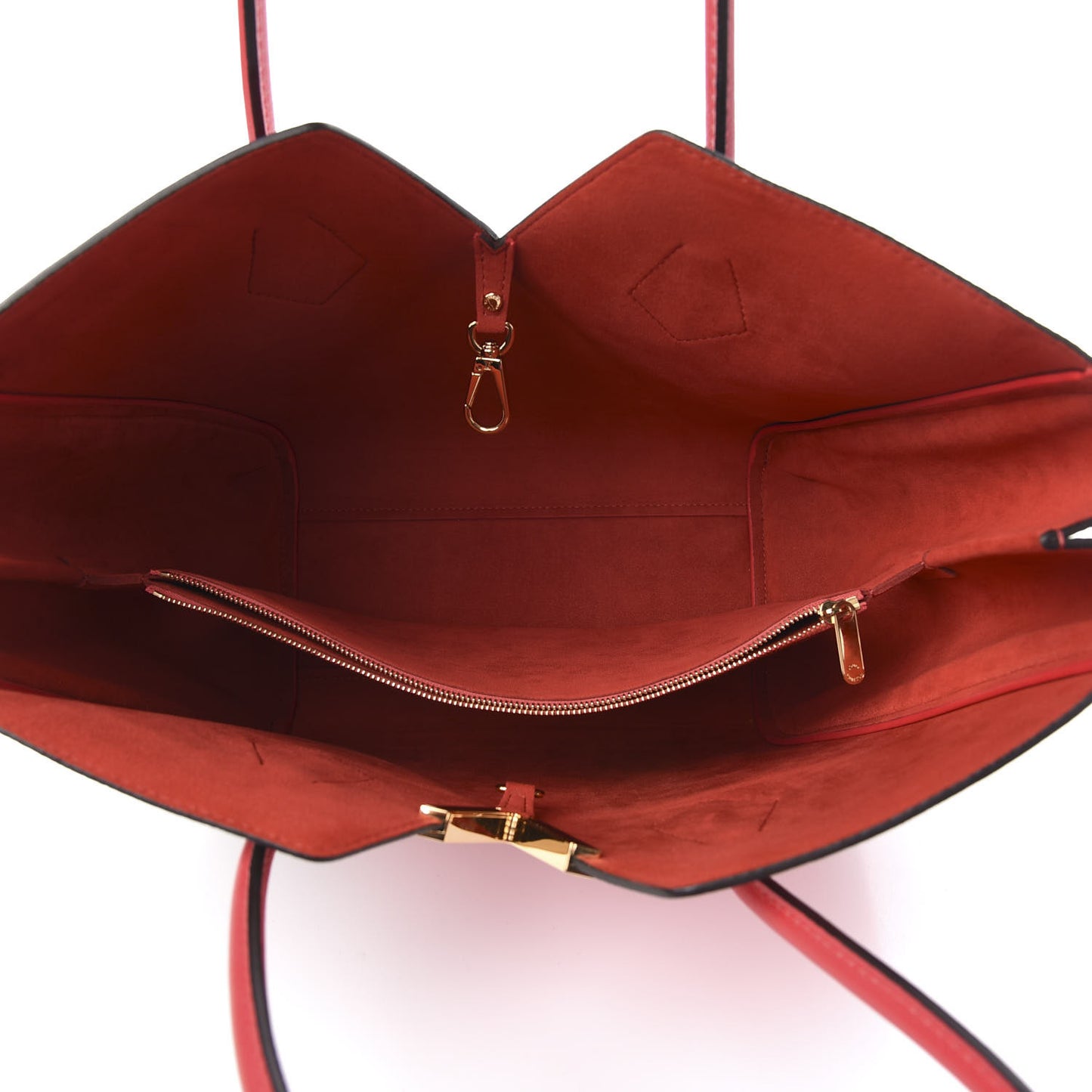 Calfskin Monogram Kimono Tote Poppy