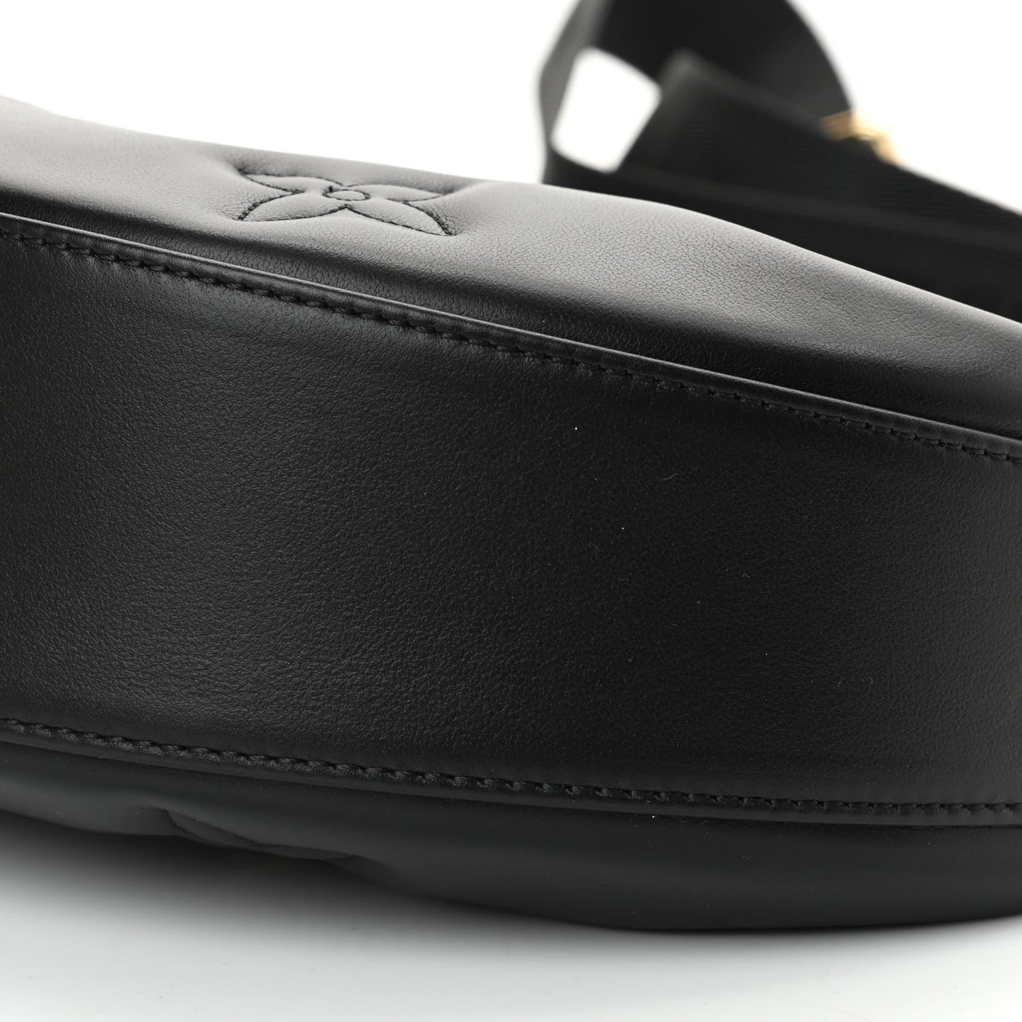 Calfskin Bubblegram Over The Moon Black