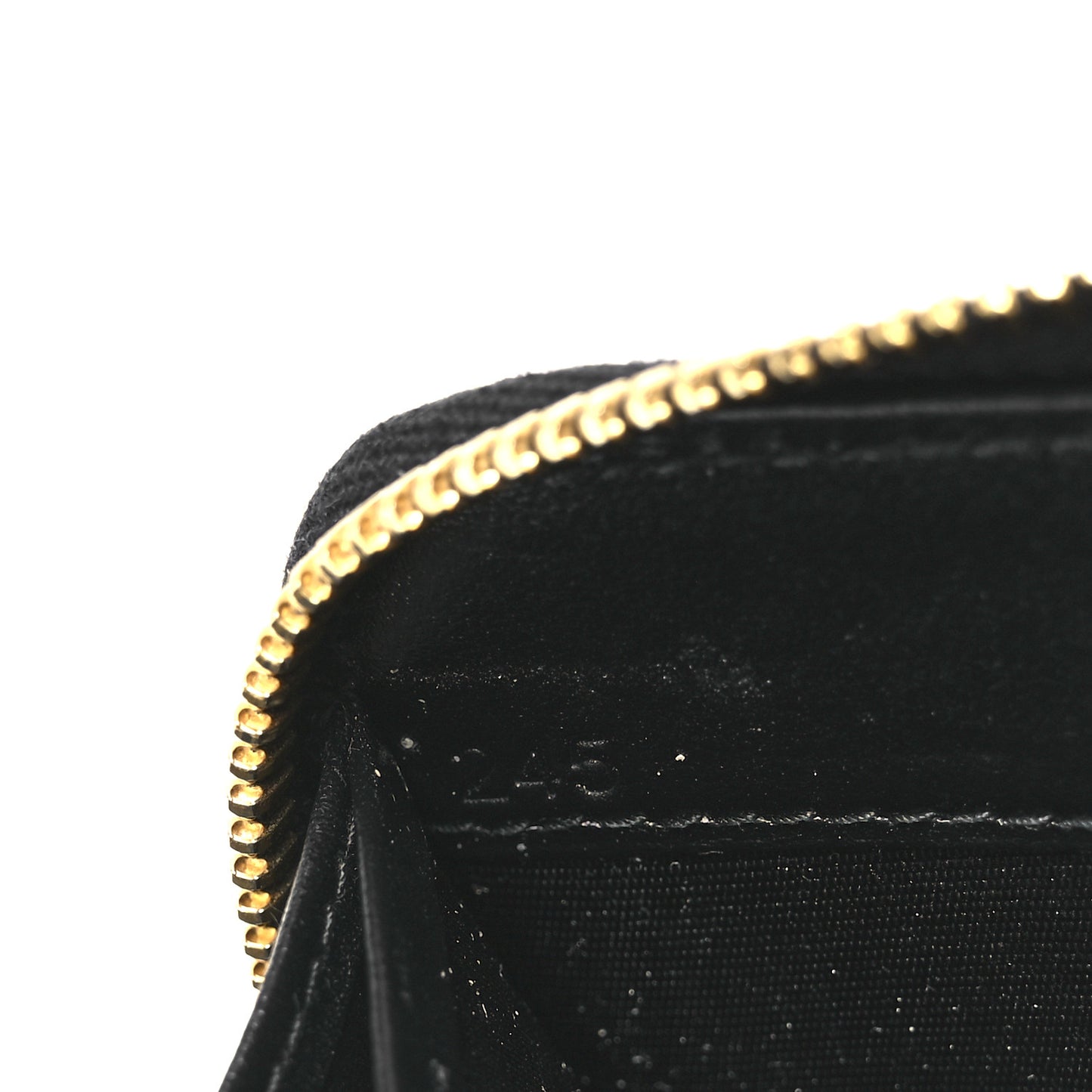 Vitello Move Bi-Color Zip Around Wallet Black