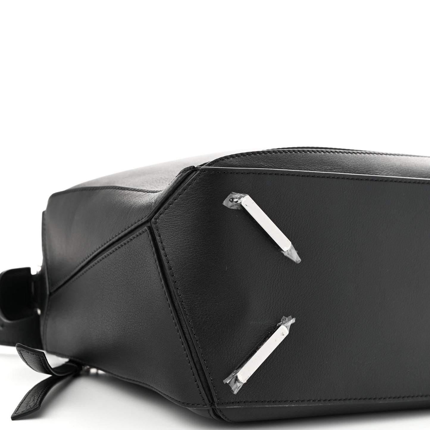 Calfskin Medium Puzzle Bag Black