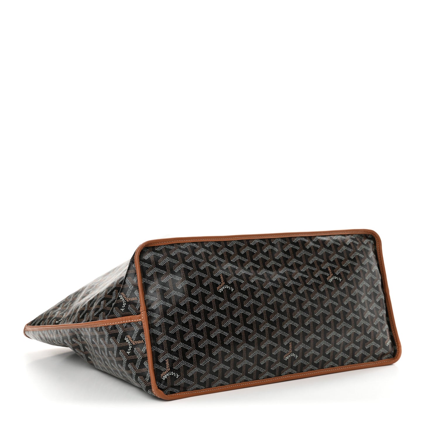 Goyardine Reversible Anjou GM Black Gold