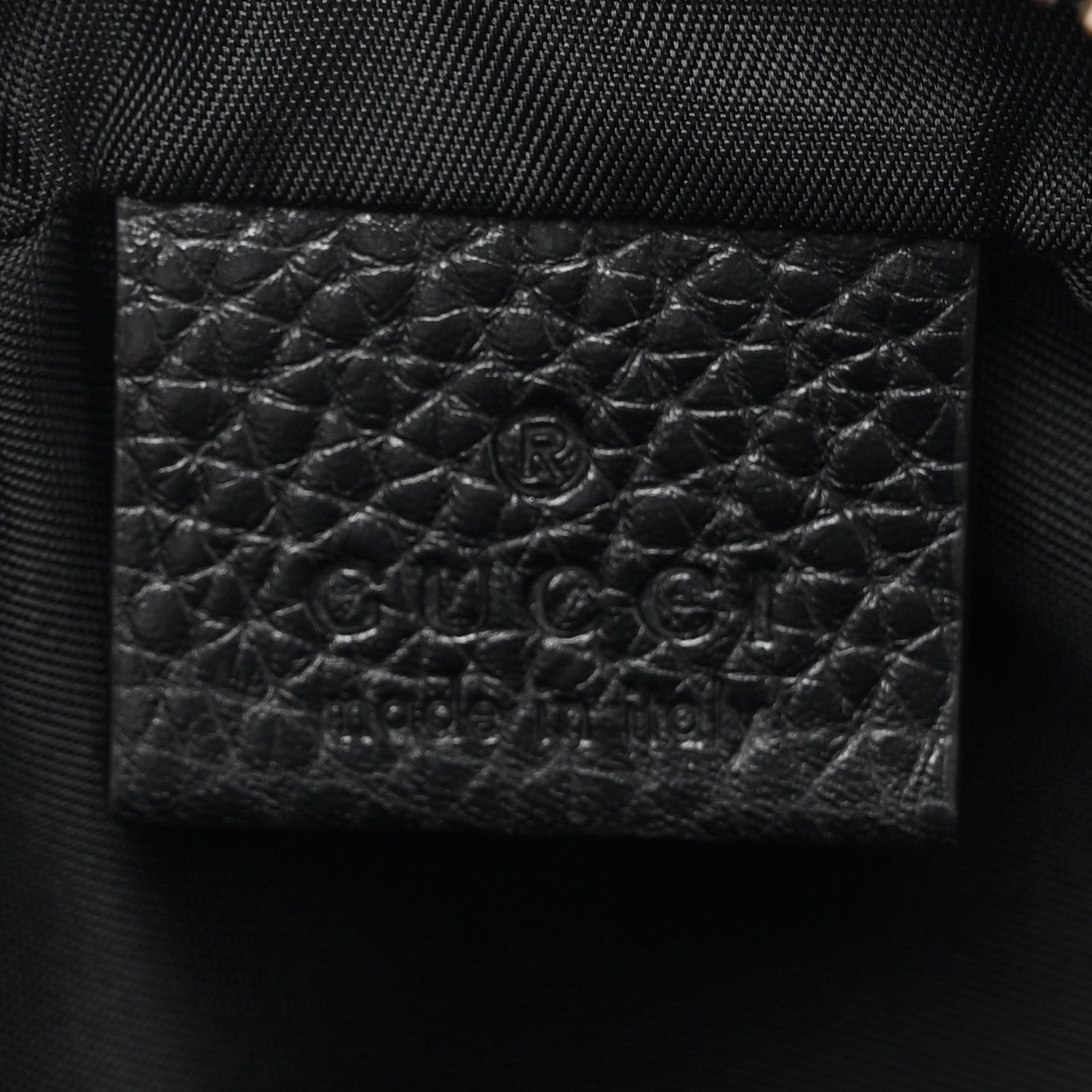 Gucci Pebbled Calfskin Mini Soho Disco Bag Black 6 of 10