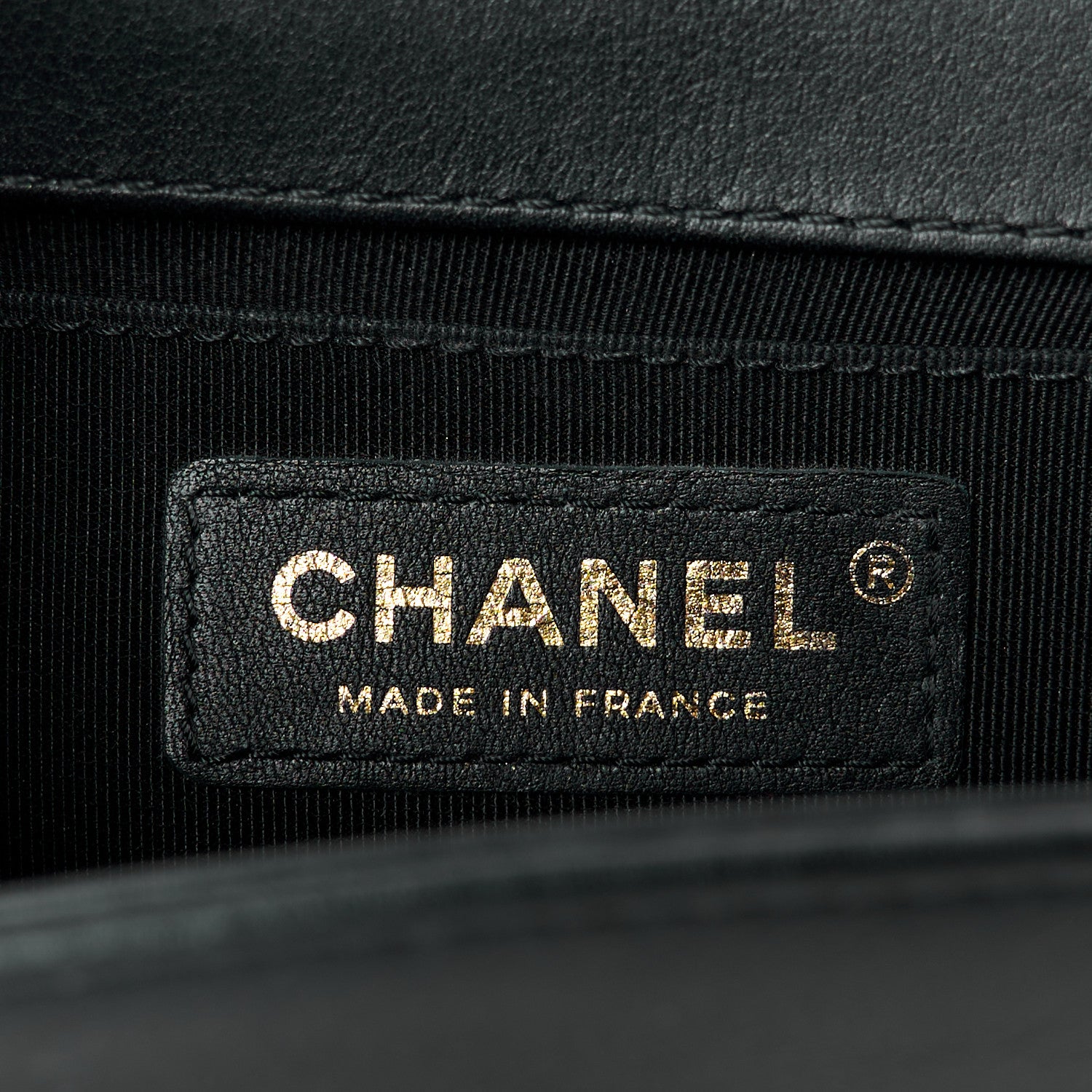 Chanel Lambskin Chevron Quilted Small Boy Flap Black 6 of 10