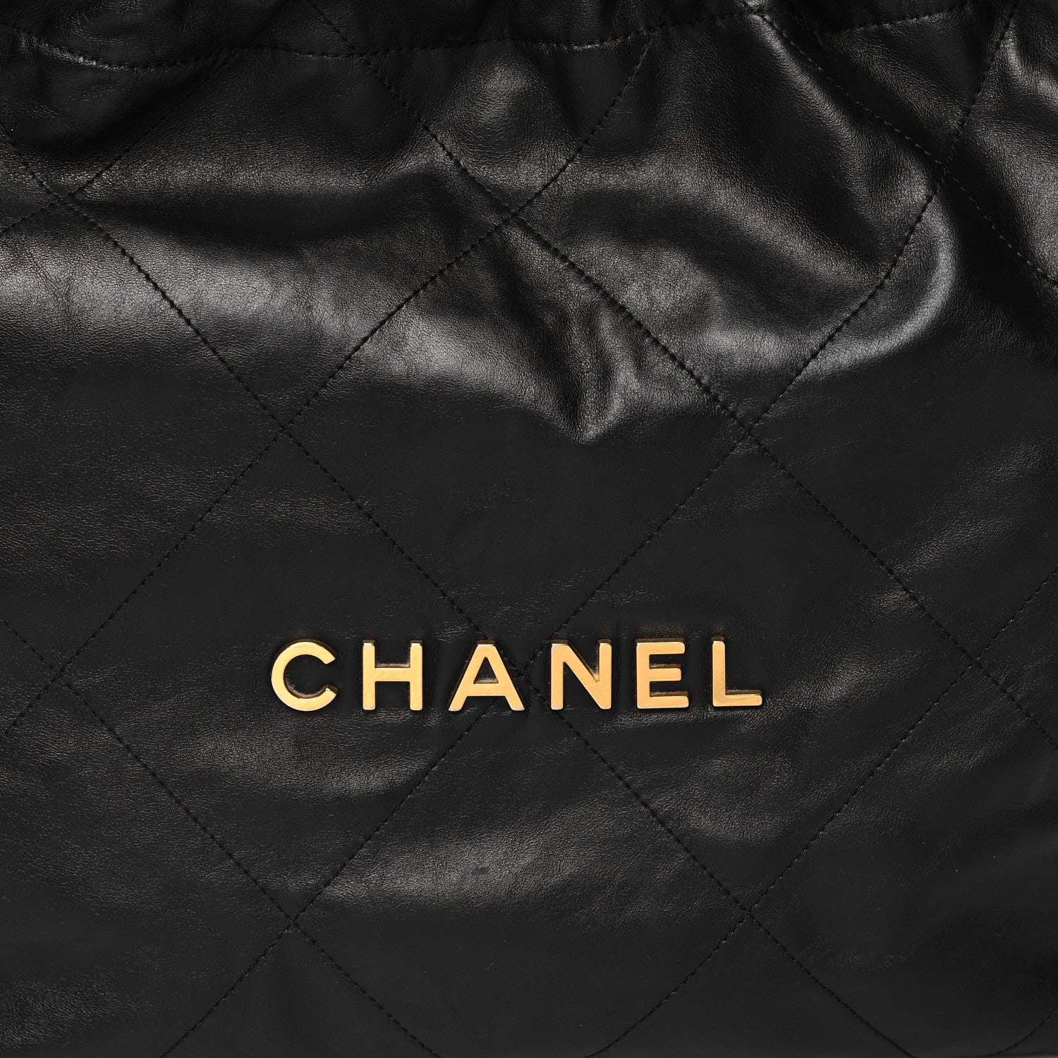 Chanel Shiny Calfskin Quilted Small Chanel 22 Black 8 of 11