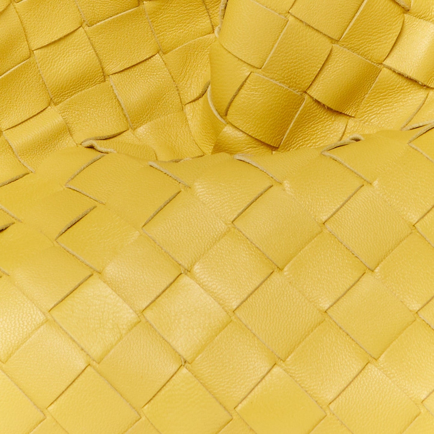 Nappa Maxi Intrecciato The Pouch Oversized Clutch Buttercup