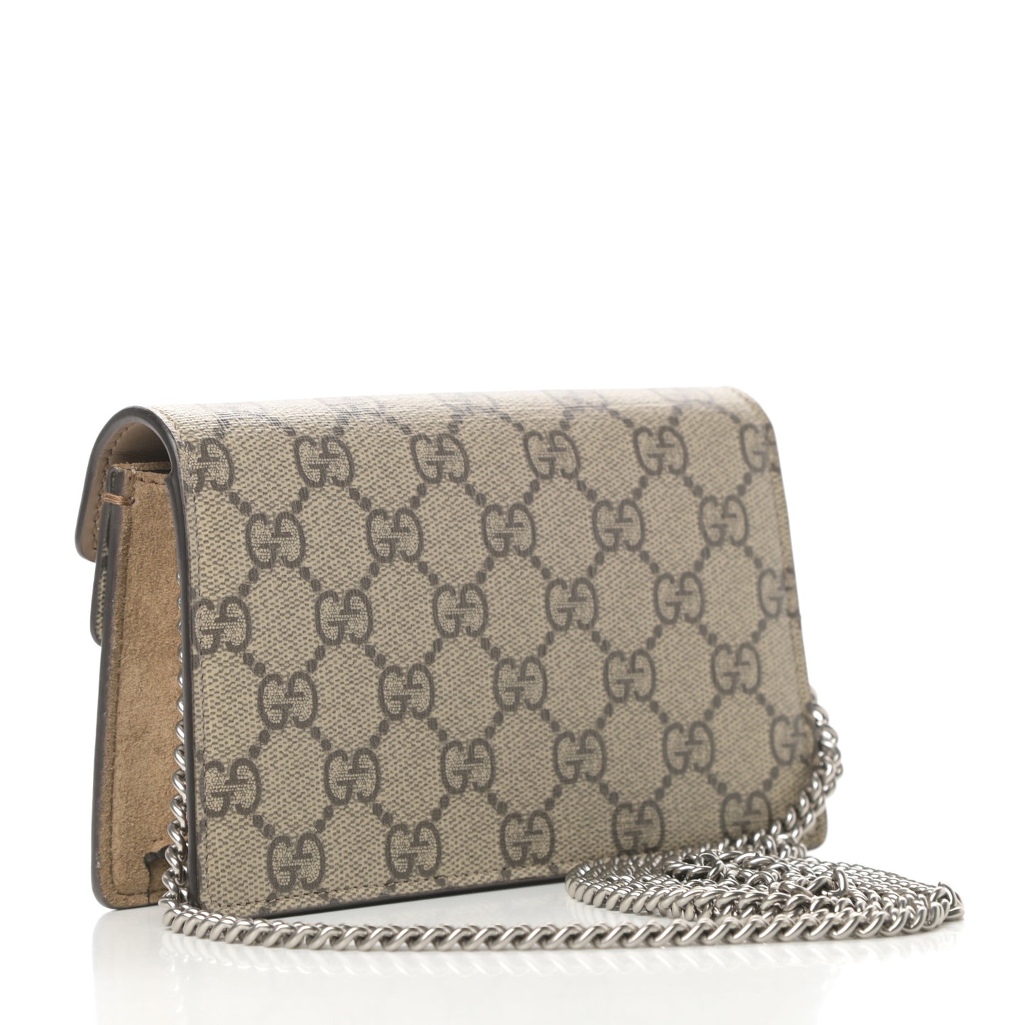GG Supreme Monogram Super Mini Dionysus Shoulder Bag Taupe