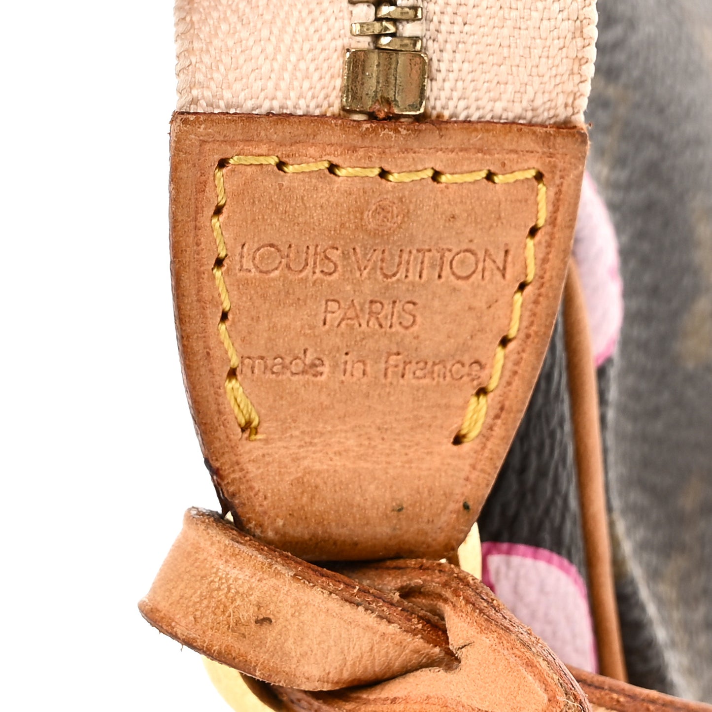 Monogram Cherry Blossom Pochette Accessories Brown