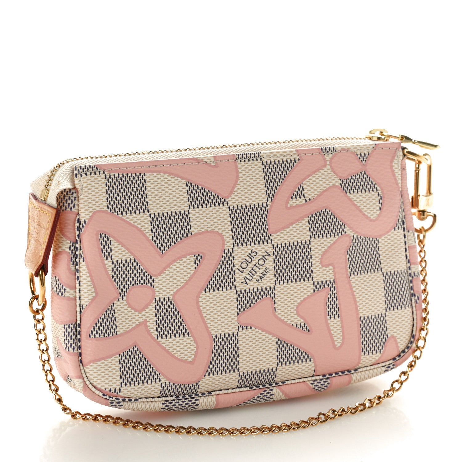 Louis Vuitton Damier Azur Tahitienne Mini Pochette Accessories 2 of 9