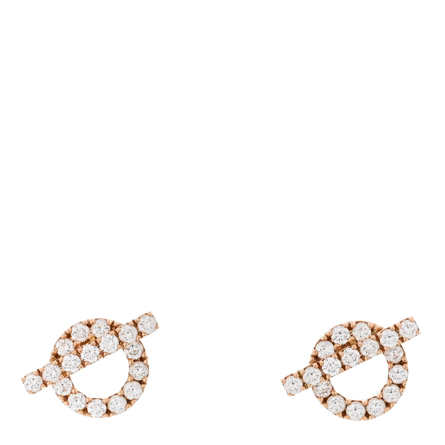 18K Rose Gold Diamond Finesse Earrings