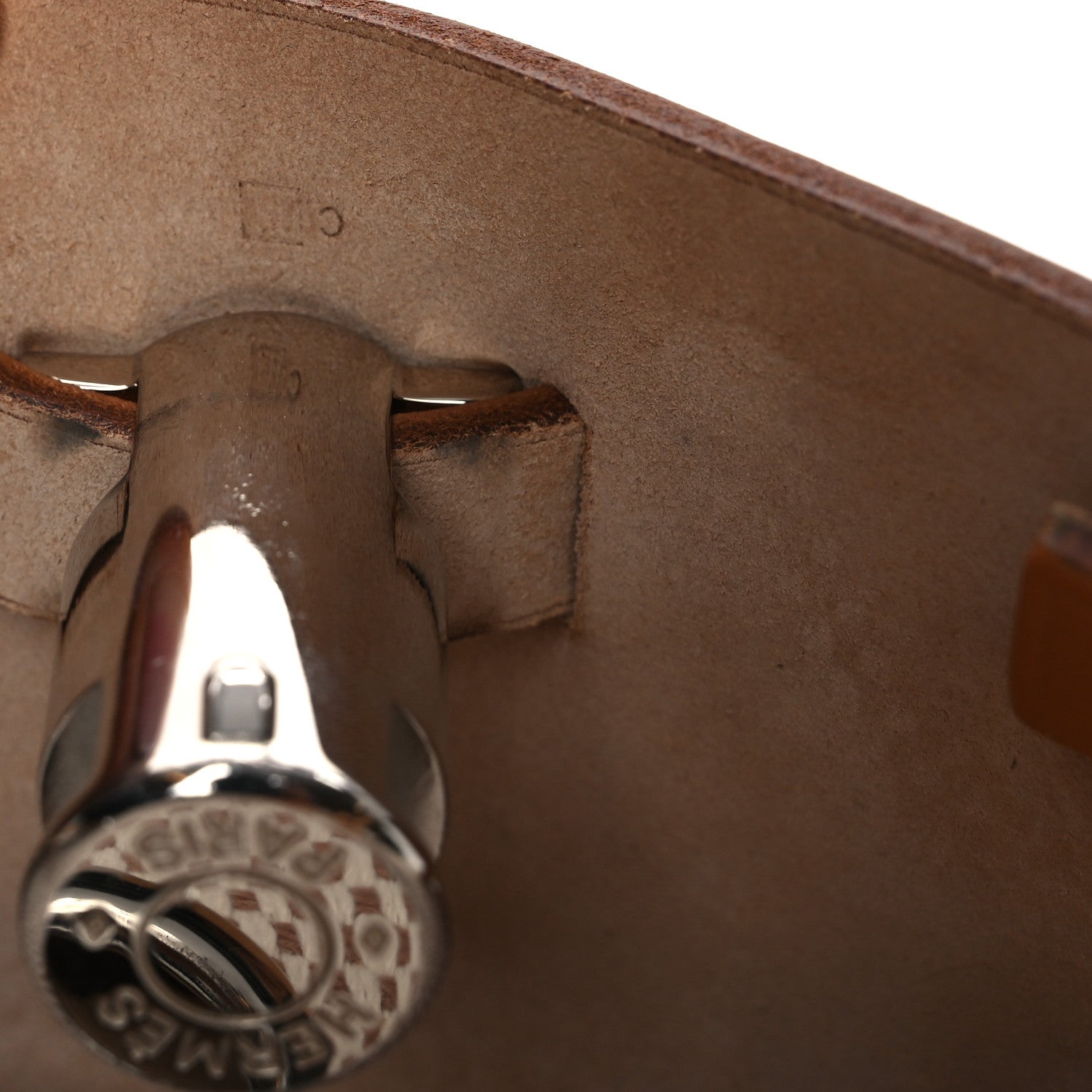 Hermes Toile Vache Calfskin Herbag 30 PM Backpack Natural 7 of 15