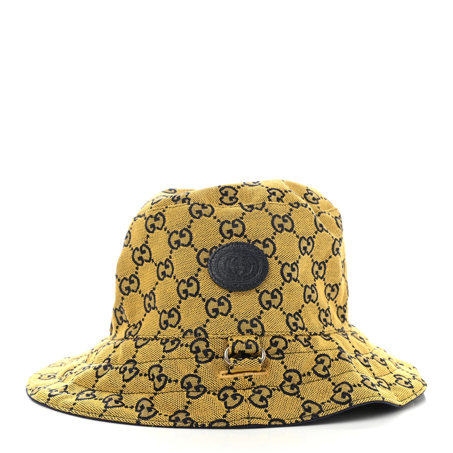 Monogram Multicolor Reversible Self-Tie Bucket Hat XL Yellow Blue