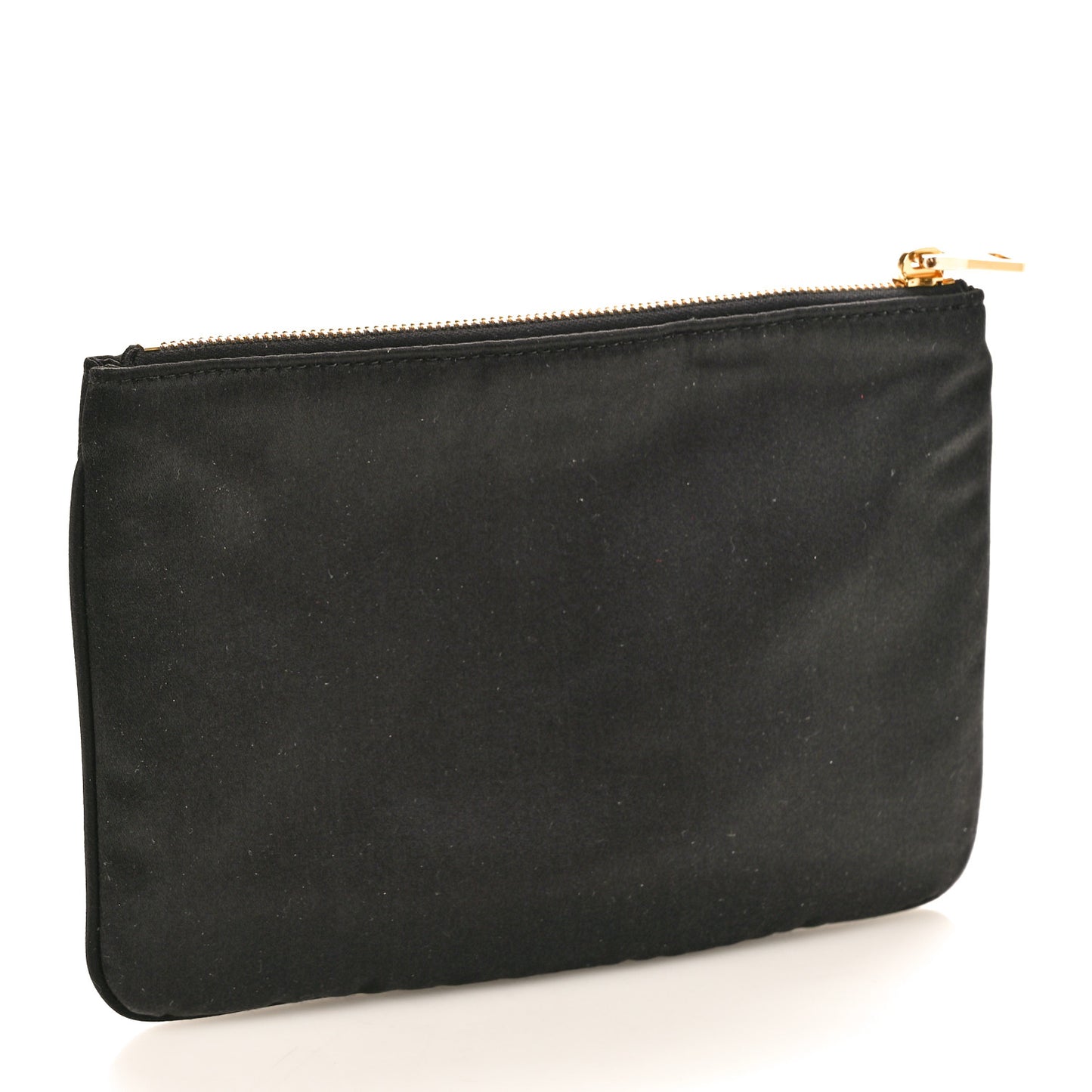 Tessuto Nylon Saffiano Wristlet Black