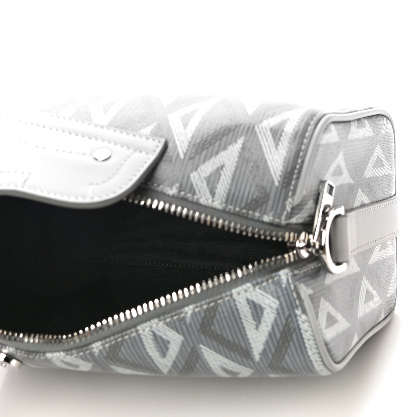 Coated Canvas CD Diamond Lingot 22 Bag Gray