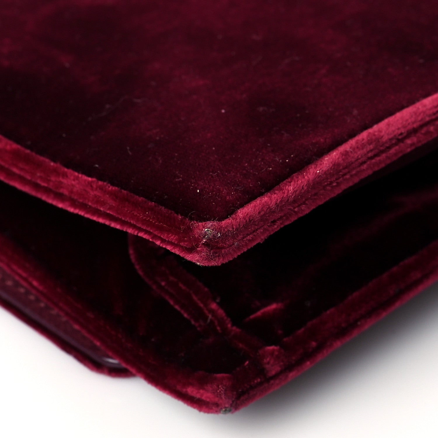 Jimmy Choo Velvet Bohemia Bag Bordeaux 12 of 13