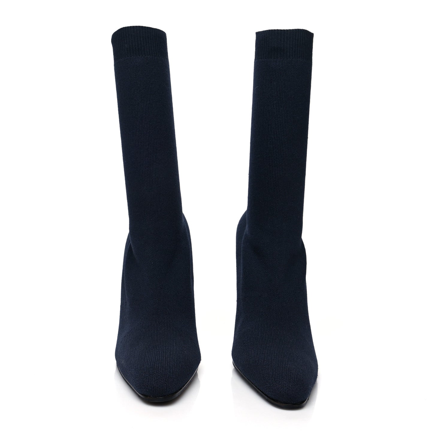 Jersey Crepe Round Toe Knife Booties 38