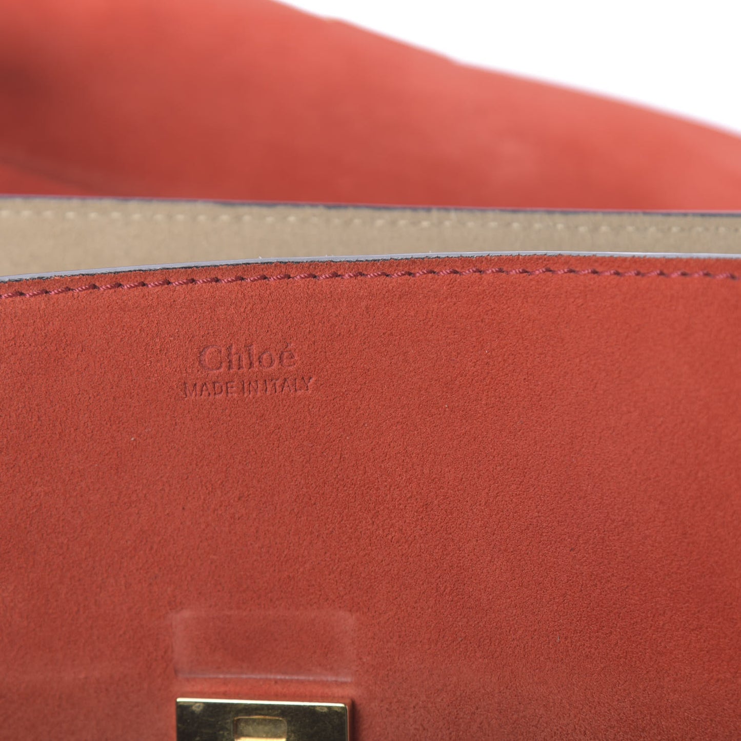 Suede Smooth Calfskin Drew Shoulder Bag Plaid Red Black
