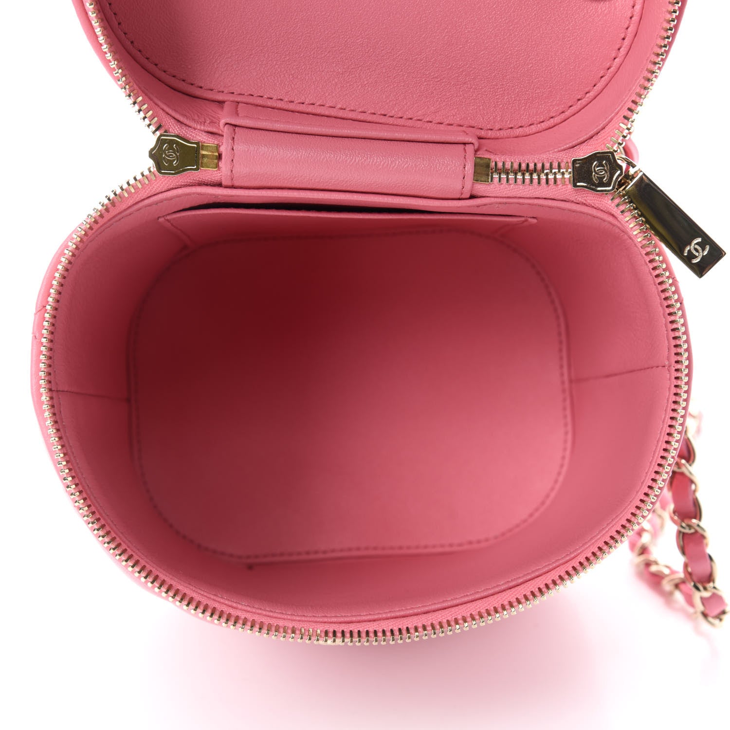 Chanel Lambskin Quilted Trendy Vanity Case Pink 5 of 11
