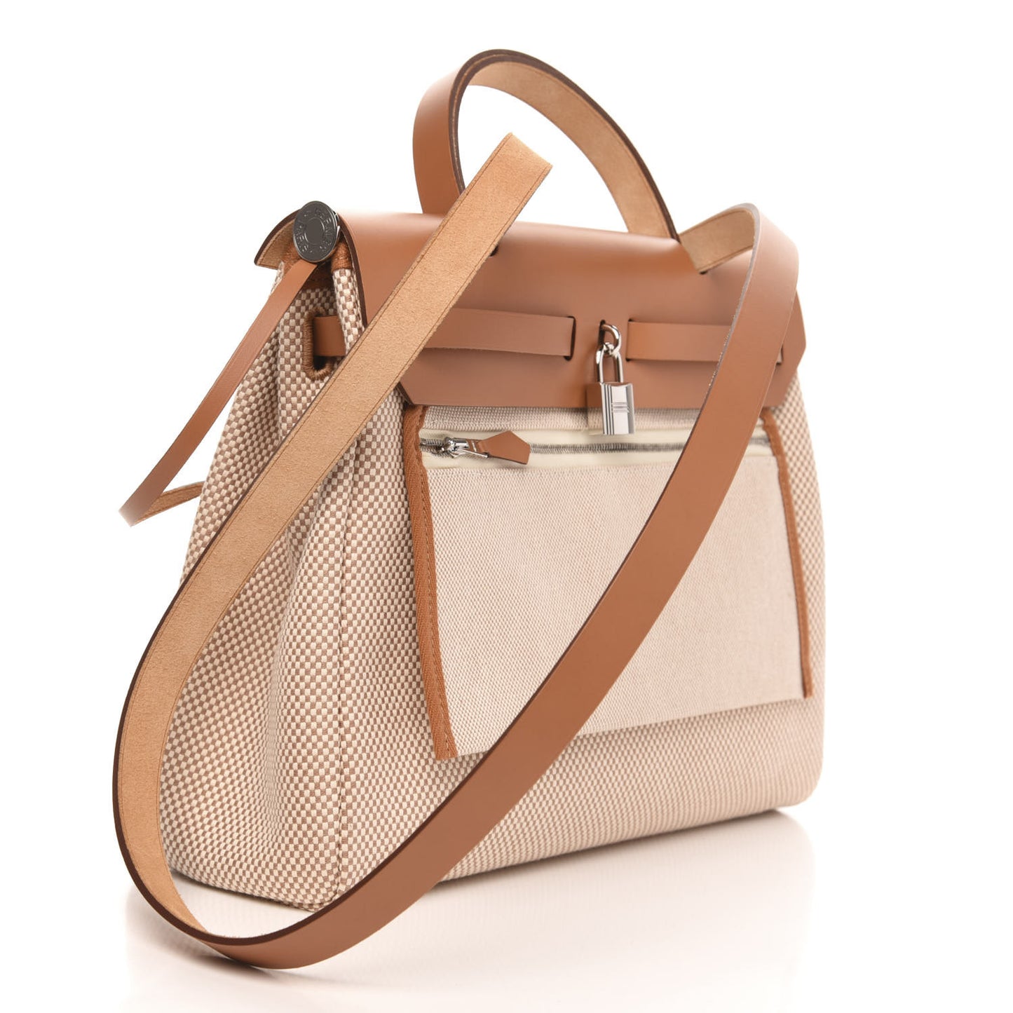 Vache Hunter Criss Viking Herbag Zip Retourne 31 PM Ecru Beige Naturel