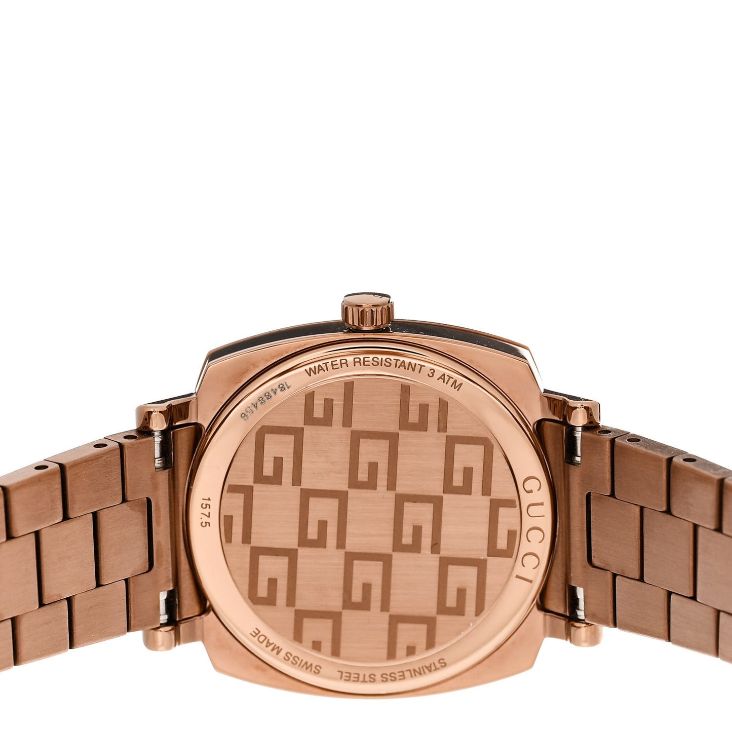 Stainless Steel 27mm Grip Quartz Watch Rose
